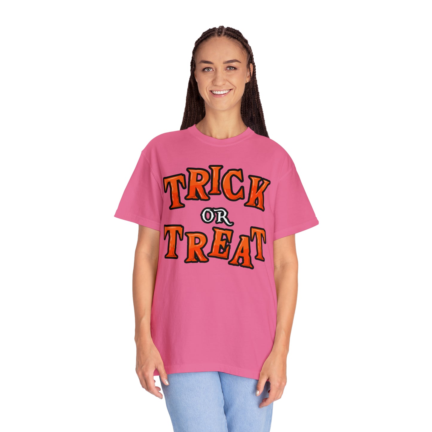 Trick or Treat Shirt Halloween Party Outfit Vintage Shirt Halloween Shirt Cute Spooky Shirt, Halloween Gift Halloween T-shirtRetro Halloween Tshirt