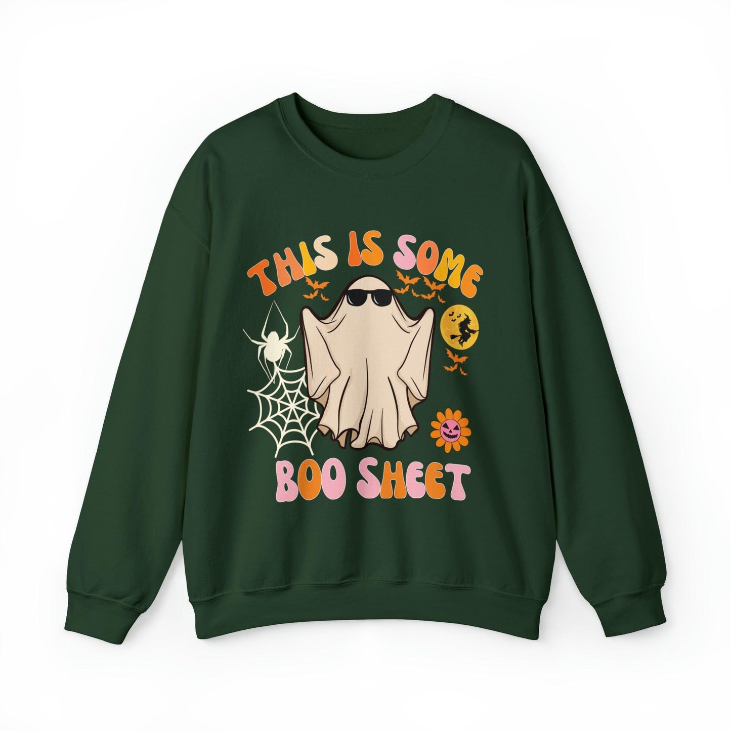 This Is Some Boo Sheet Ghost Sweatshirt Cute Ghost Sweatshirt Boo Ghost Sweatshirt Gift Shirt Funny Halloween Shirt Spooky Season Shirt