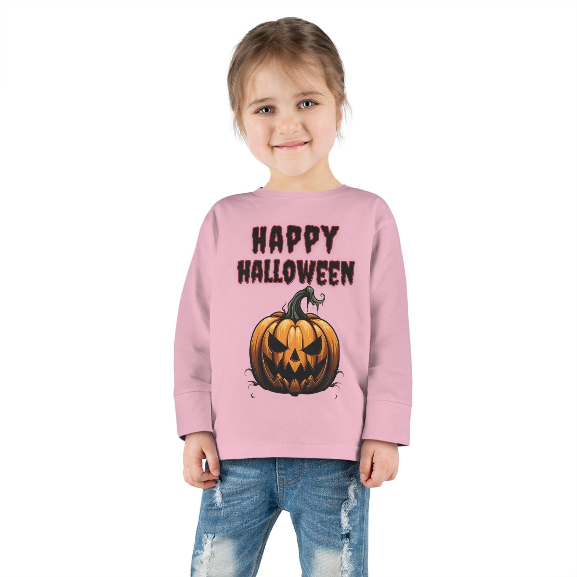 Kids Happy Halloween Pumpkin Shirt Kids Halloween Costume Kids Trick or Treat Outfit for Halloween Kids Jack O Lantern Shirt Kids Scary Faces - Giftsmojo