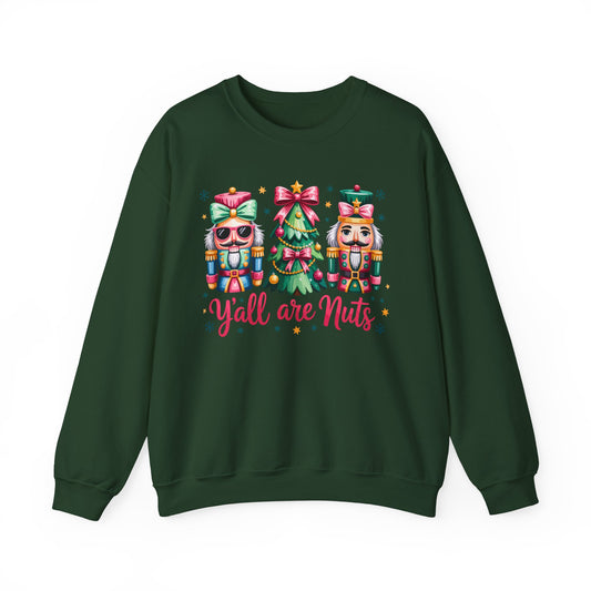 Nutcracker Characters and Christmas Tree Sweatshirt | Holiday Crewneck