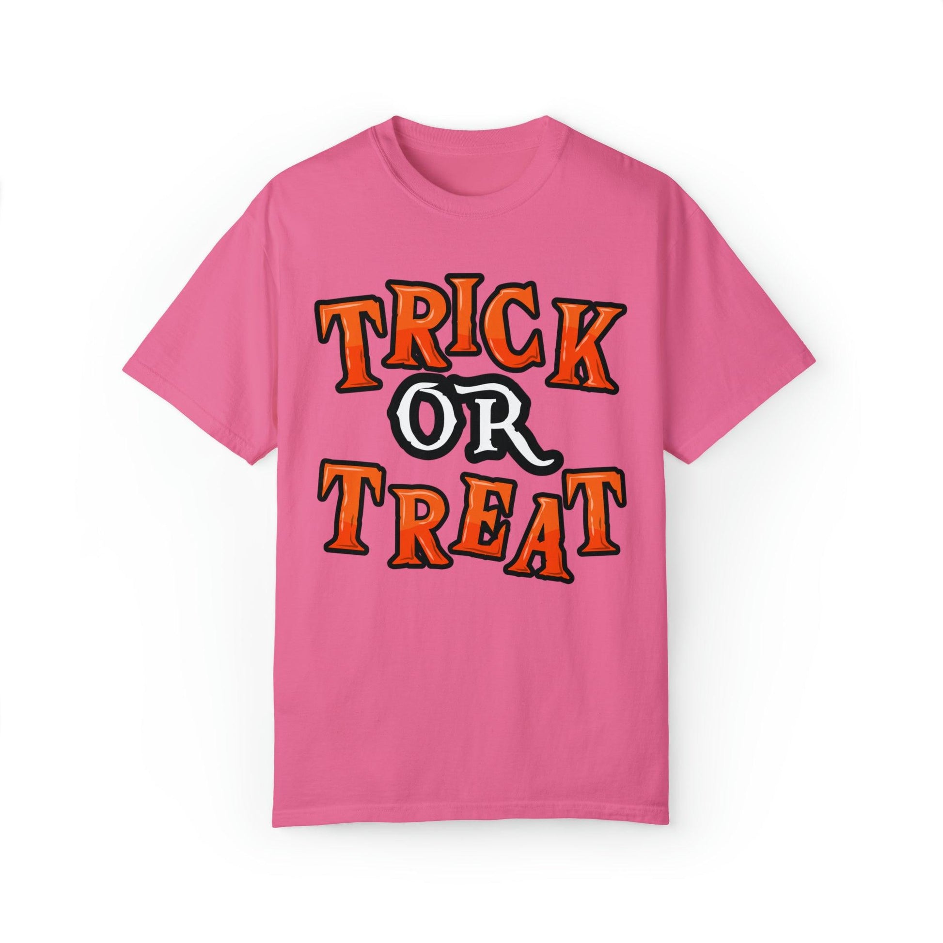 Cute Trick or Treat Shirt for Women and Men Vintage Shirt Halloween Shirt Retro Halloween Costume - Giftsmojo