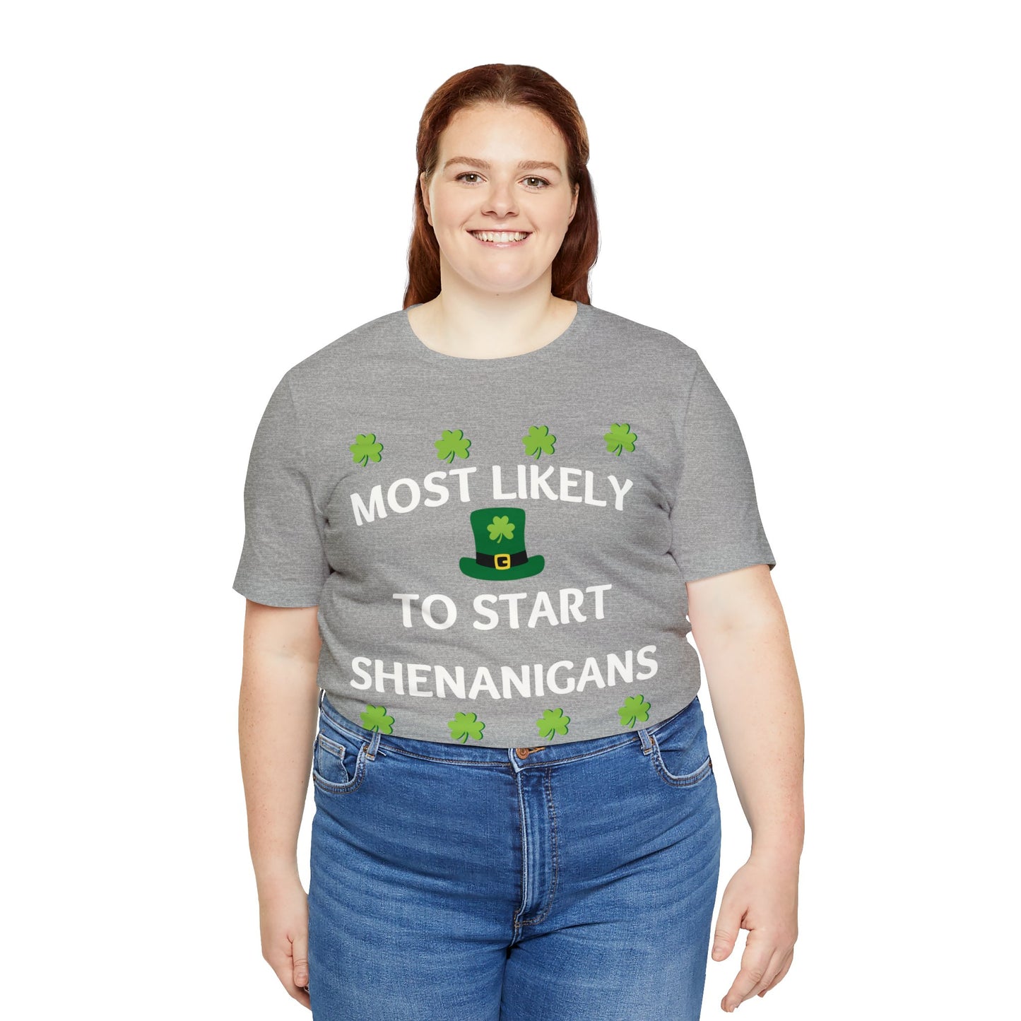 Most likely to start Shenanigans Family Matching St Patricks Shirt