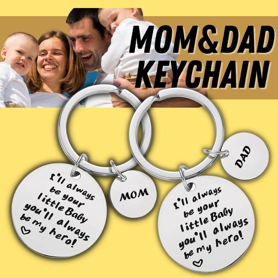 Gift For Parents Birthday Father Mother Day Anniversary Mom Dad Keychain Charm - Giftsmojo