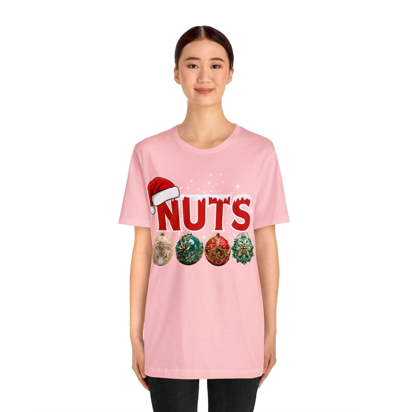 Funny Christmas Matching Shirt Chest Nuts Couples Matching Shirts Holiday Shirt Cute Christmas Shirt Couple Sweater, Family Tee - Giftsmojo