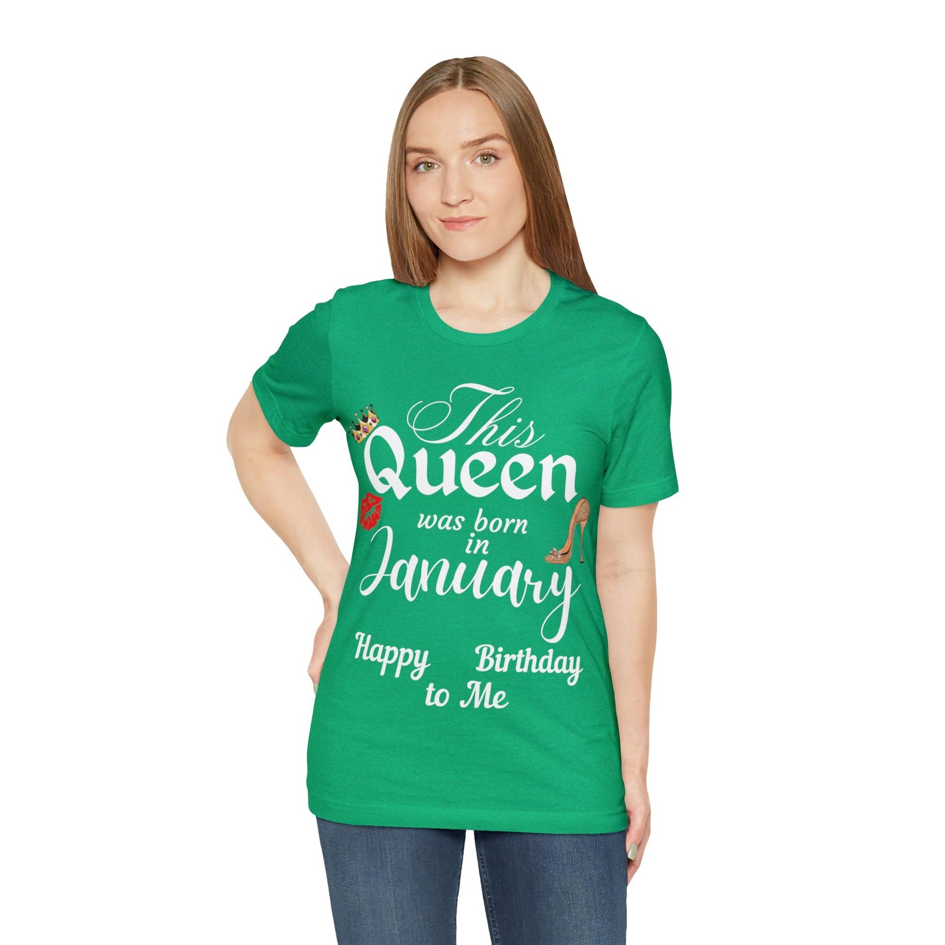 Birthday Queen Shirt, Gift for Birthday, This Queen was born in January Shirt, Funny Queen Shirt, Funny Birthday Shirt, Birthday Gift - Giftsmojo