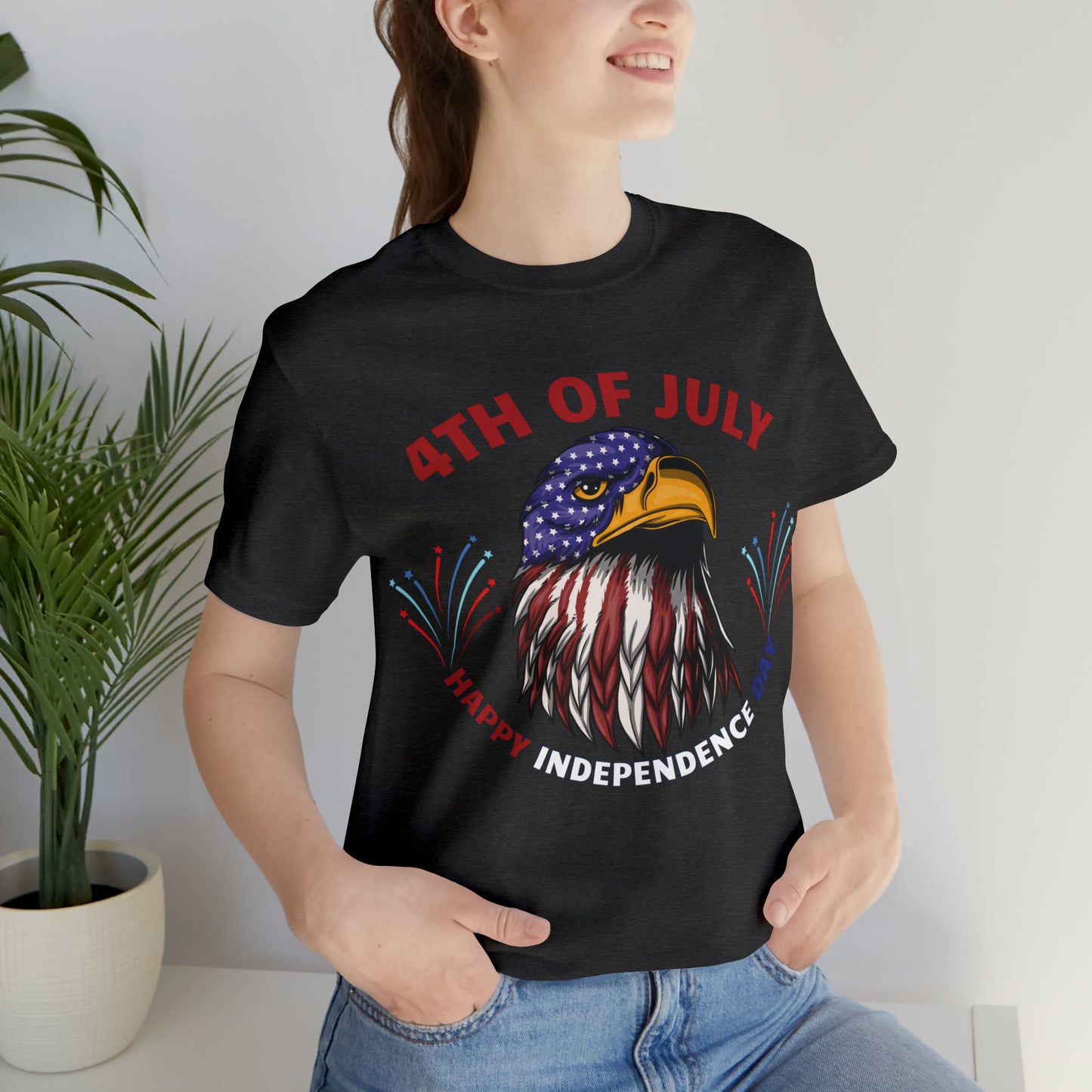 4th of July shirt, Happy Independence Day shirt, Casual Top Tee