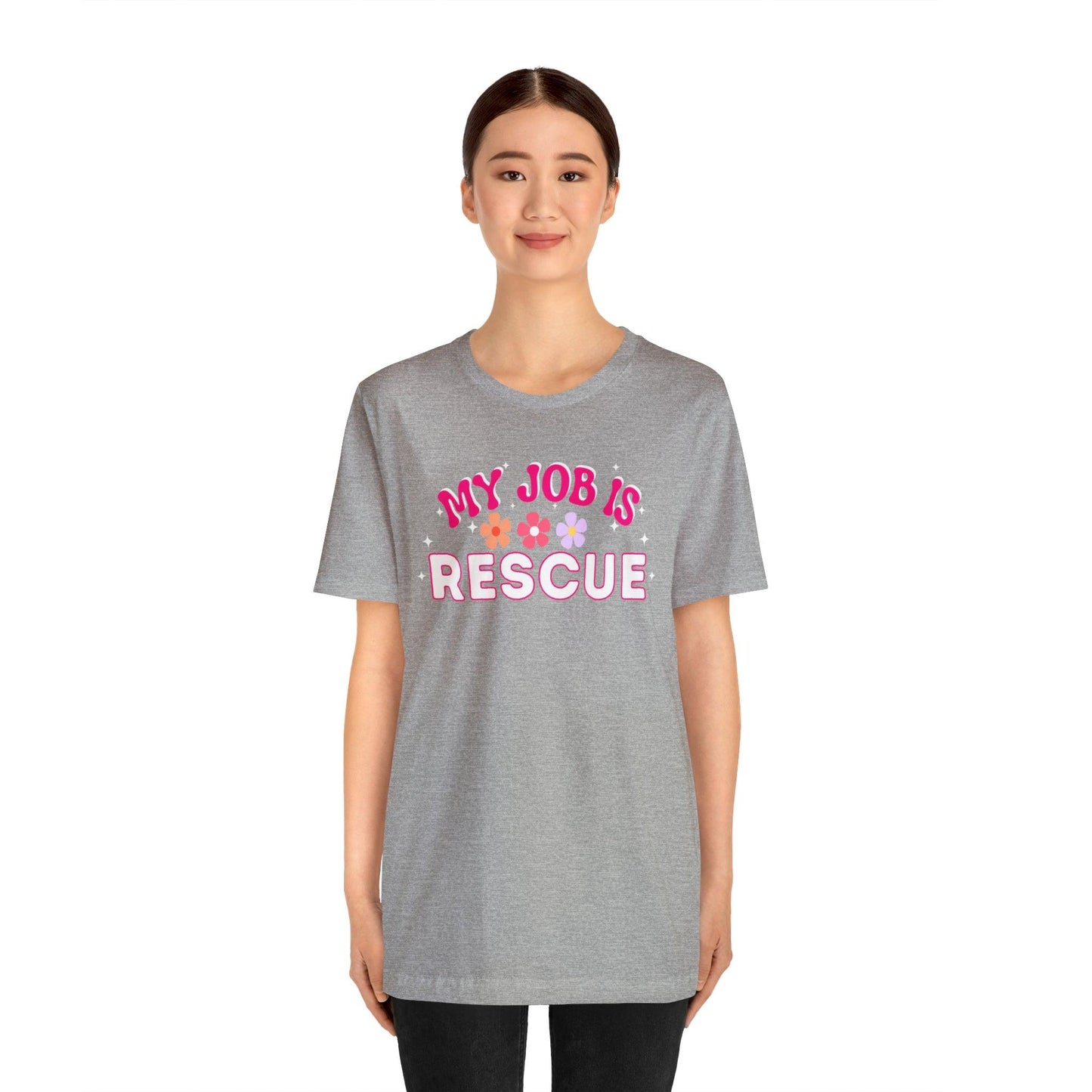 My Job is Rescue Shirt Firefighter Shirt Coast Guard Shirt Paramedic, Lifeguard, - Giftsmojo