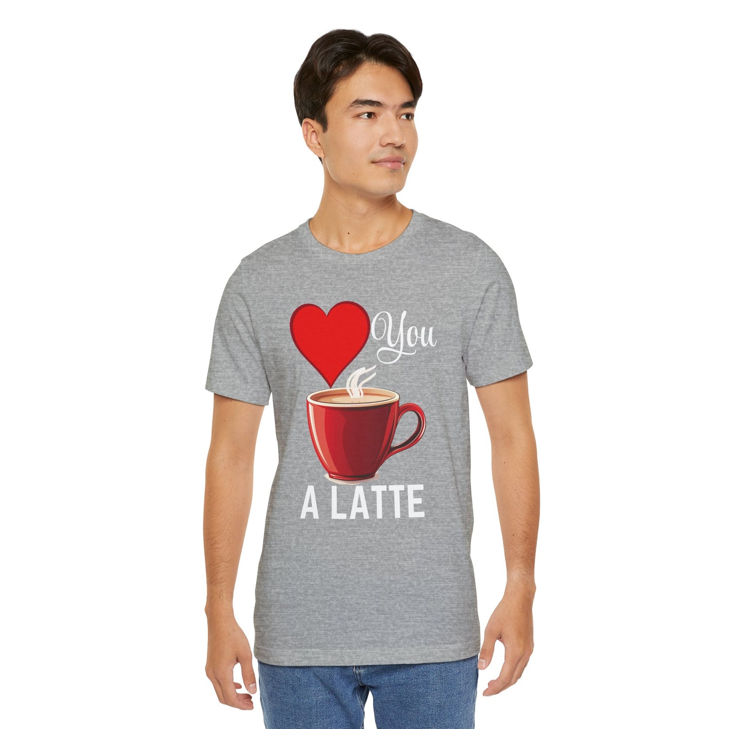 Coffee Lover Unisex Tee - Love You A Latte