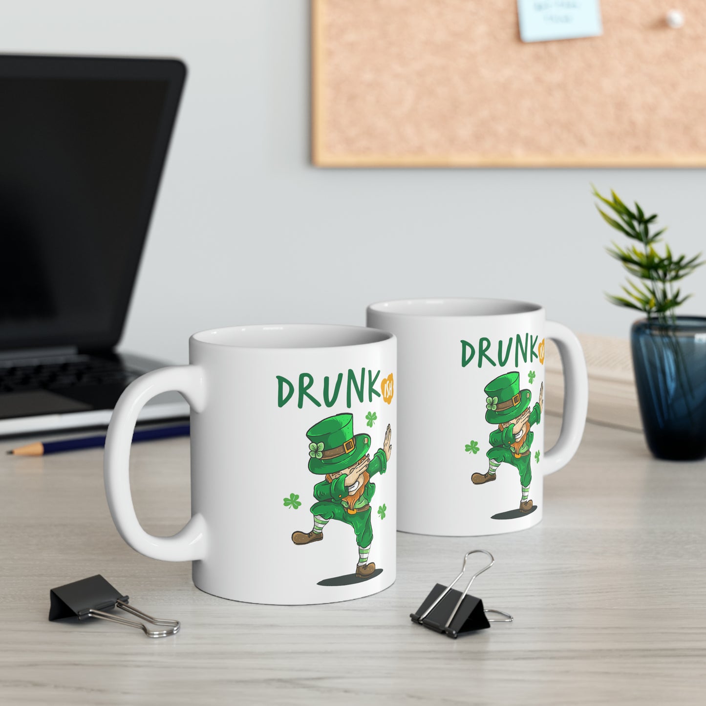 St Patrick's Day Mug  Drunk ish Ceramic Mug 11oz