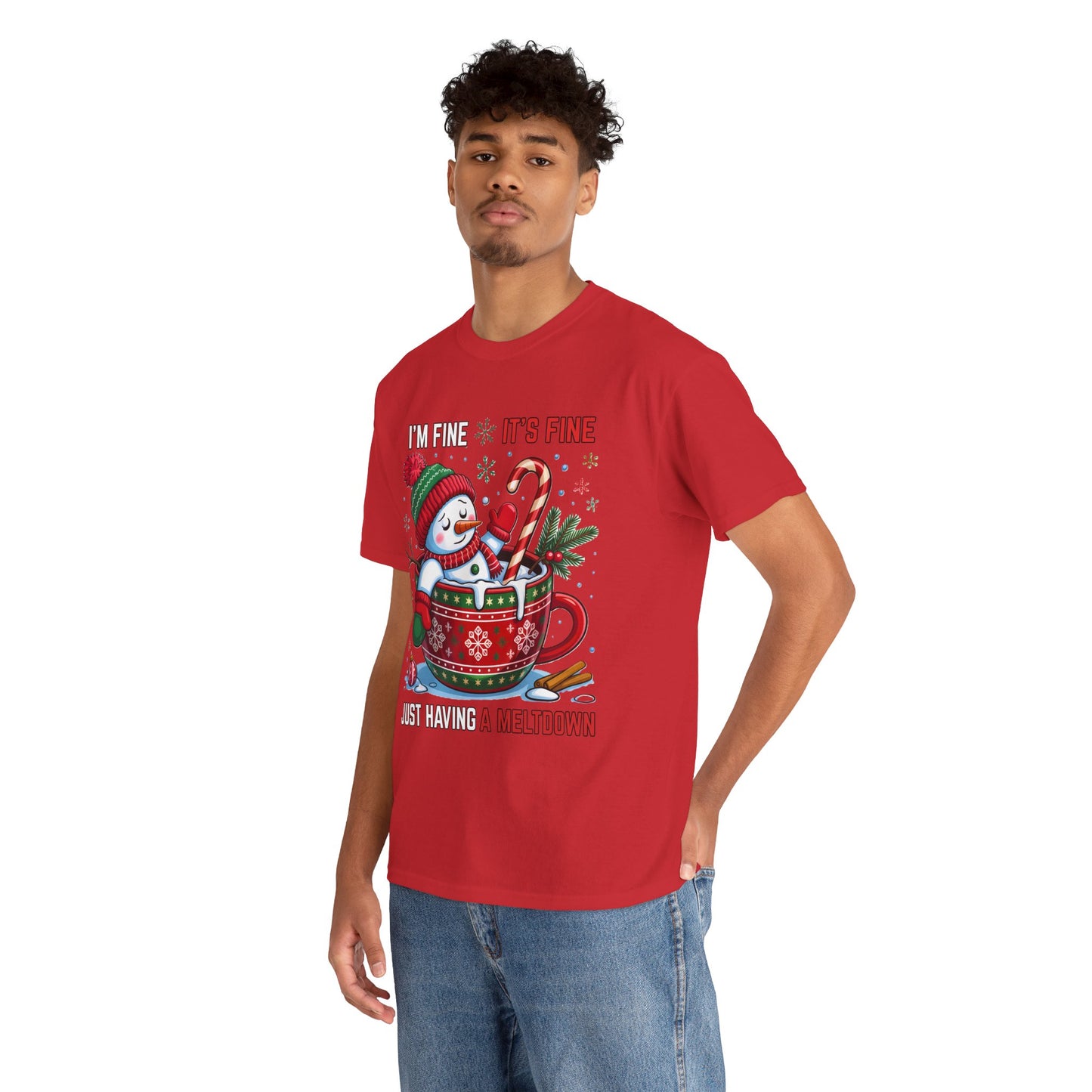 Snowman Meltdown Tee