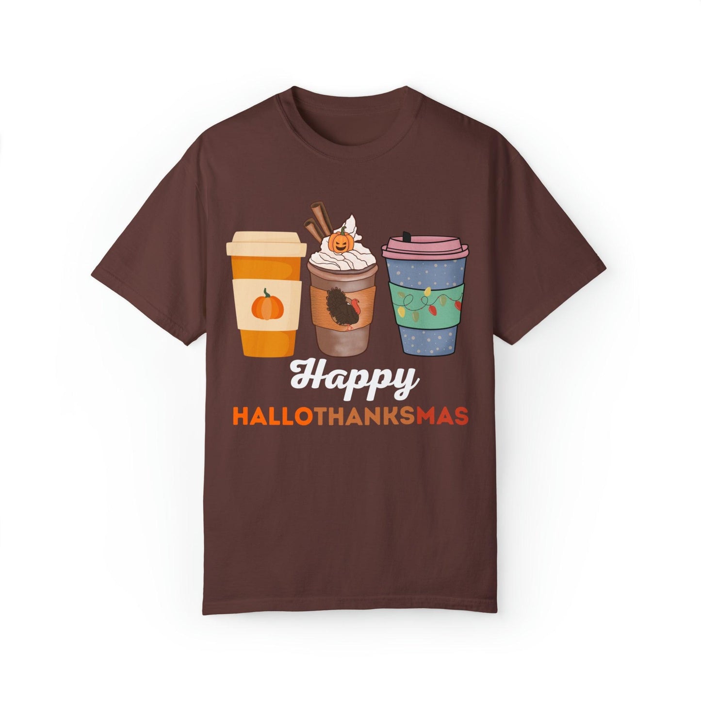 Happy HALLOTHANKSMAS Gift for Fall Halloween Thanksgiving Christmas Gift