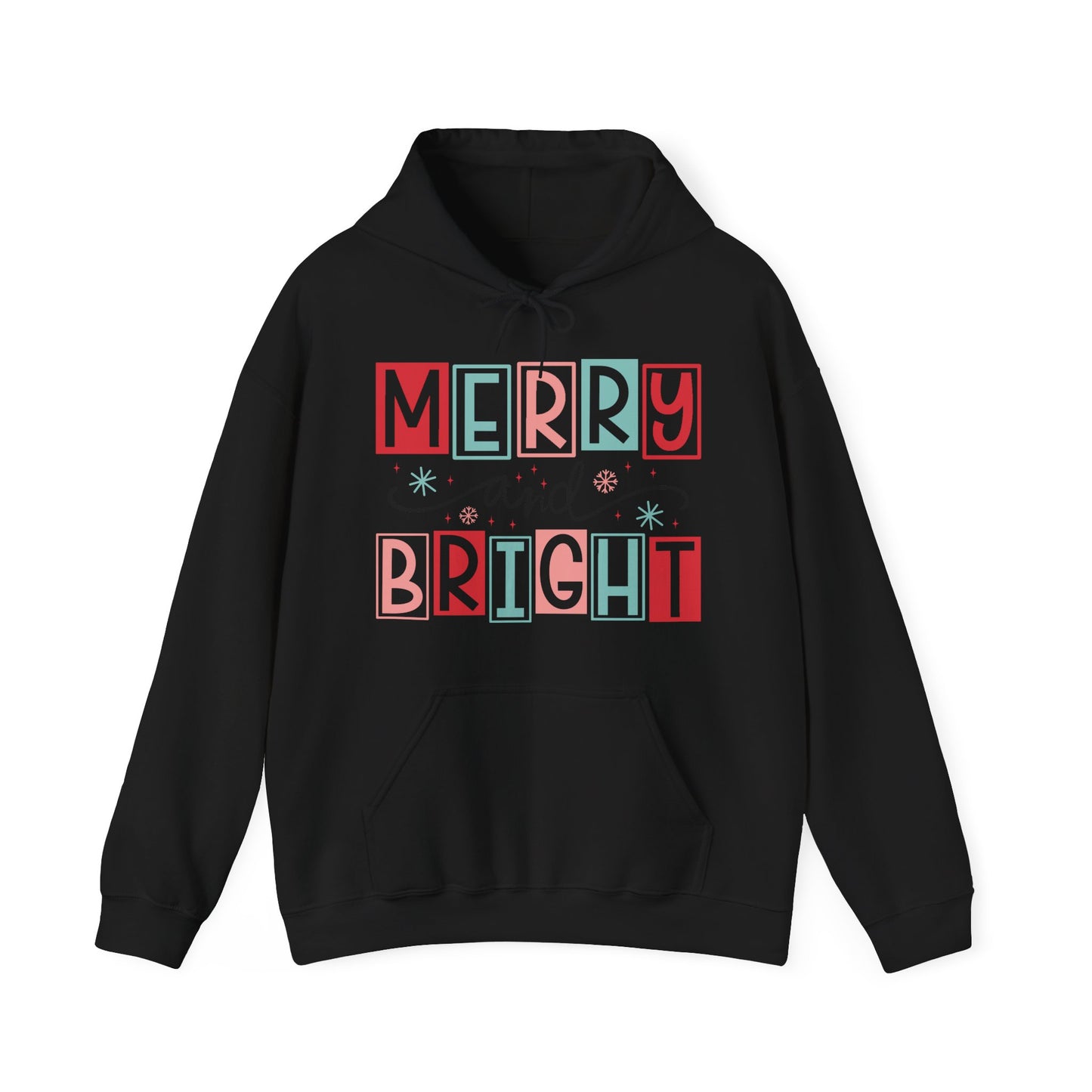 Christmas Hoodie - Merry and Bright Unisex Sweatshirt