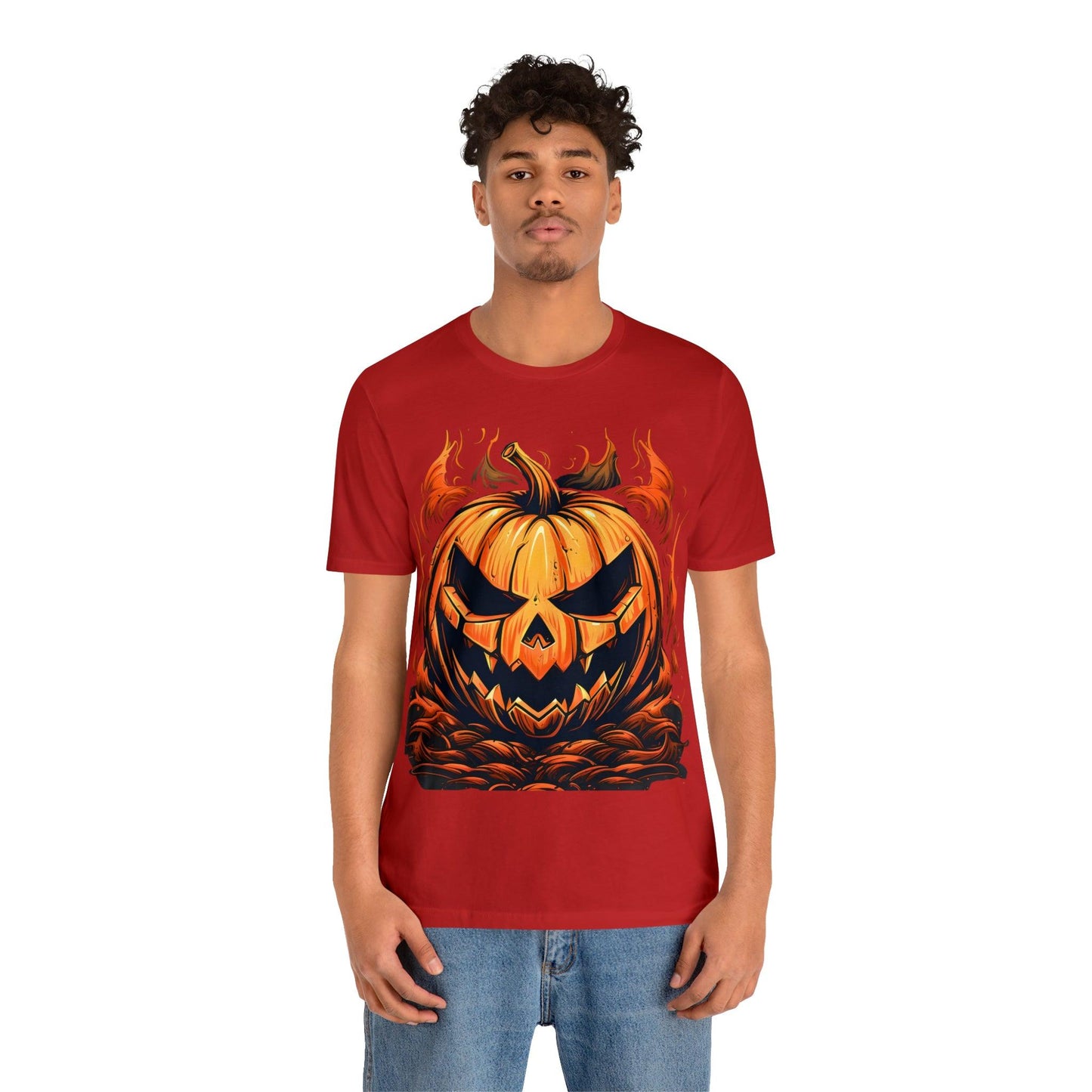 Spooky Jack O' Lantern Pumpkin Face Shirt: Eerie and Enchanting - Giftsmojo