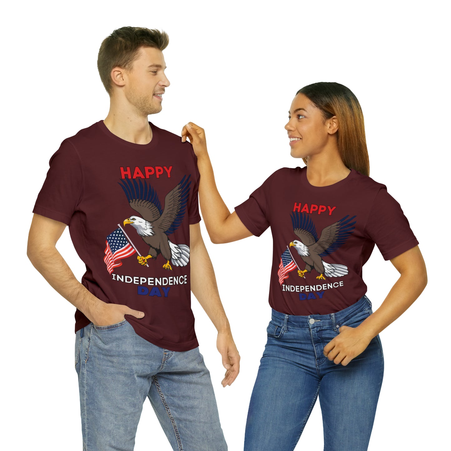 Show Your Patriotic Spirit with Happy Independence Day Shirts for Women and Men: 4th of July, USA Flag, Fireworks, Freedom, and More