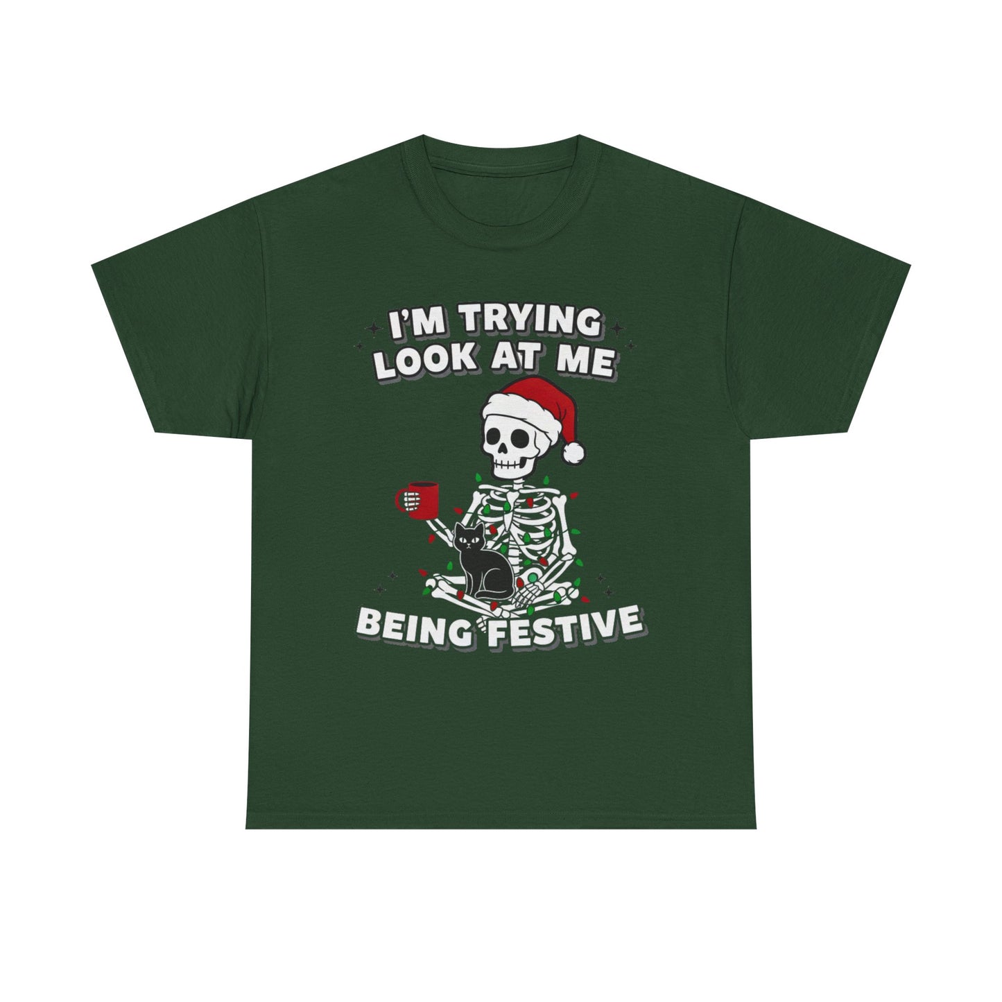 Christmas Skeleton Unisex Tee