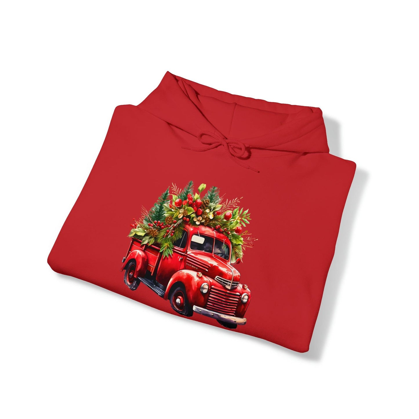 Christmas Tree Truck Shirt Christmas Hooded Sweatshirt Christmas Truck Sweatshirt Christmas Sweater Truck Pullover Christmas Tree Pullover - Giftsmojo