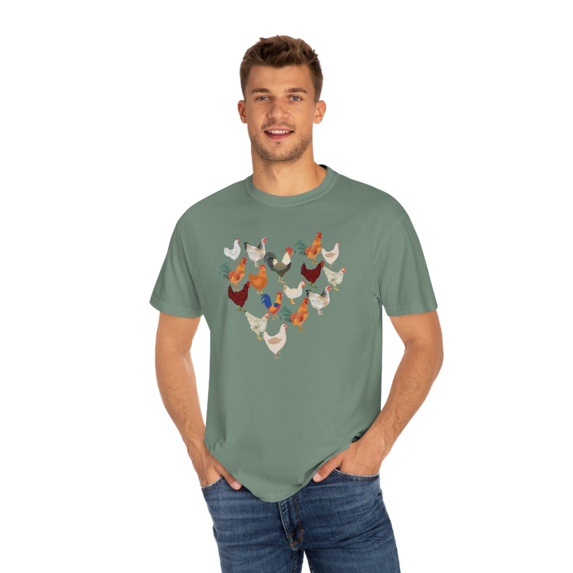 Love Chicken Shirt Chicken Tee Chicken Owner Gift - Gift For Chicken Lover gift - Giftsmojo