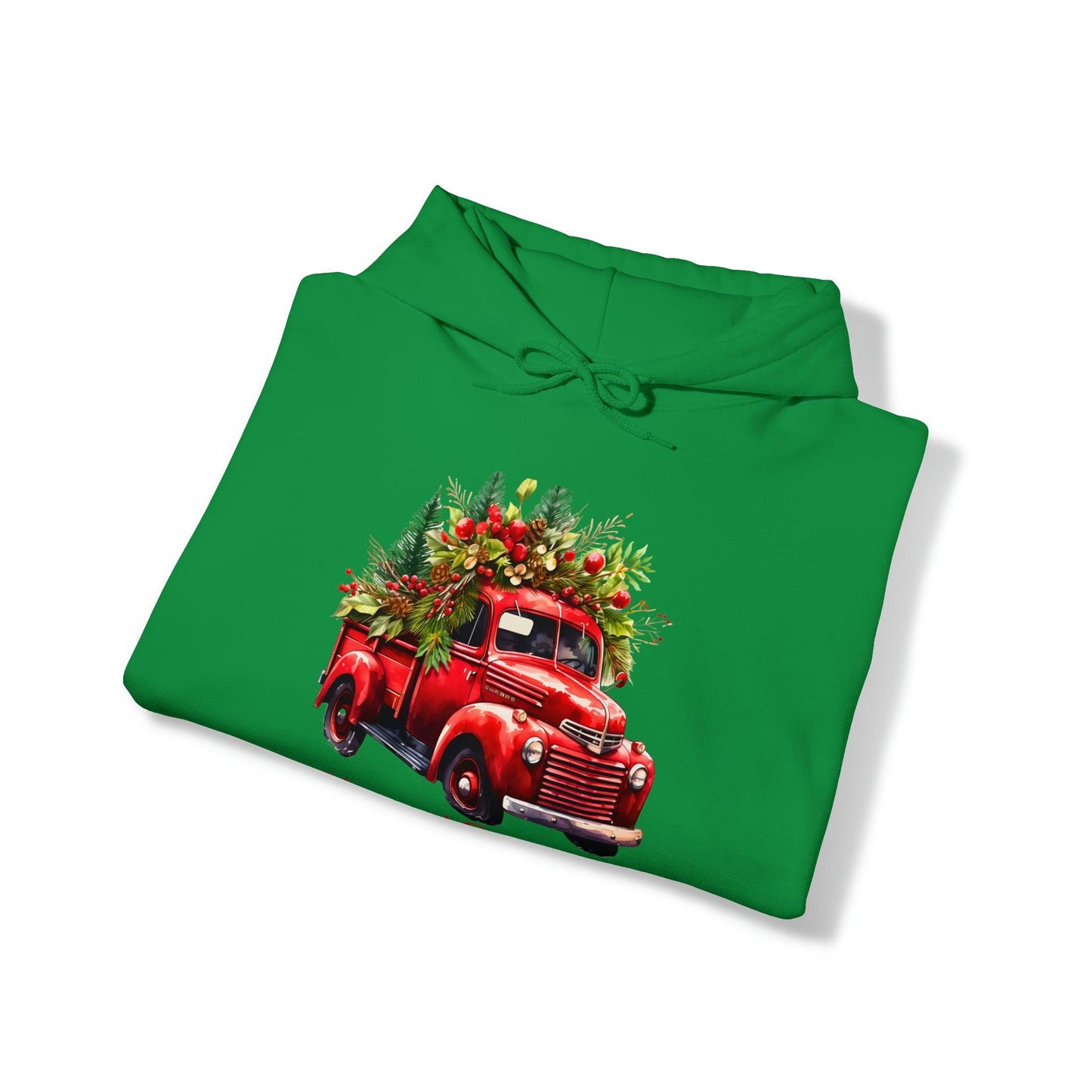 Christmas Tree Truck Shirt Christmas Hooded Sweatshirt Christmas Truck Sweatshirt Christmas Sweater Truck Pullover Christmas Tree Pullover - Giftsmojo