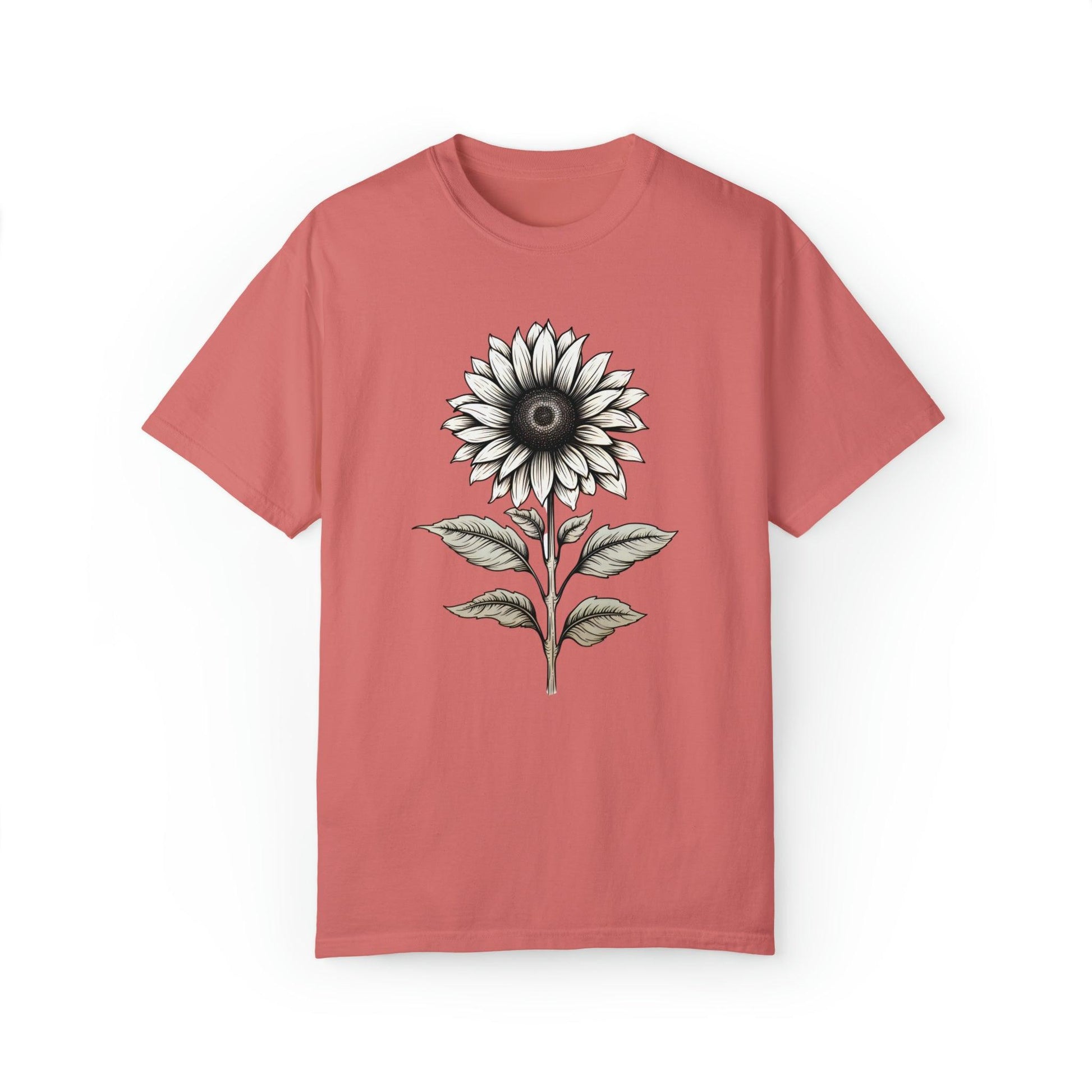 Sunflower Shirt Flower Shirt Aesthetic, Floral Graphic Tee Floral Shirt Flower T-shirt, Gift For Her Women Wildflower Shirt - Giftsmojo