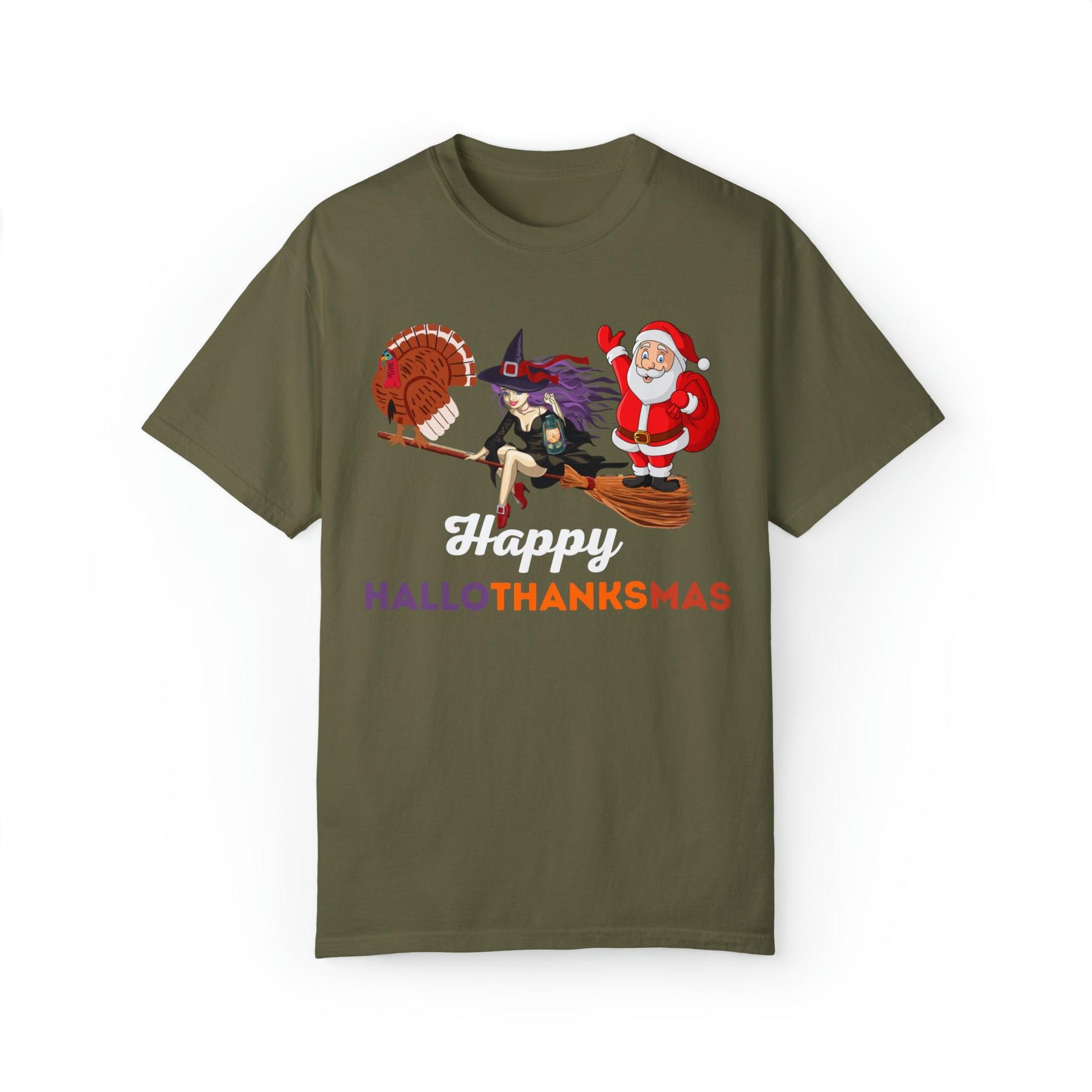 Happy HALLOTHANKSMAS Gift for Fall Halloween Thanksgiving Christmas Gift - Giftsmojo