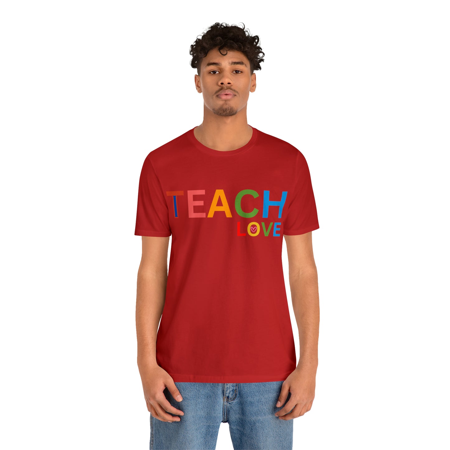 I Teach Love Shirt, Teacher Shirt, Teacher Appreciation Gift for Teachers