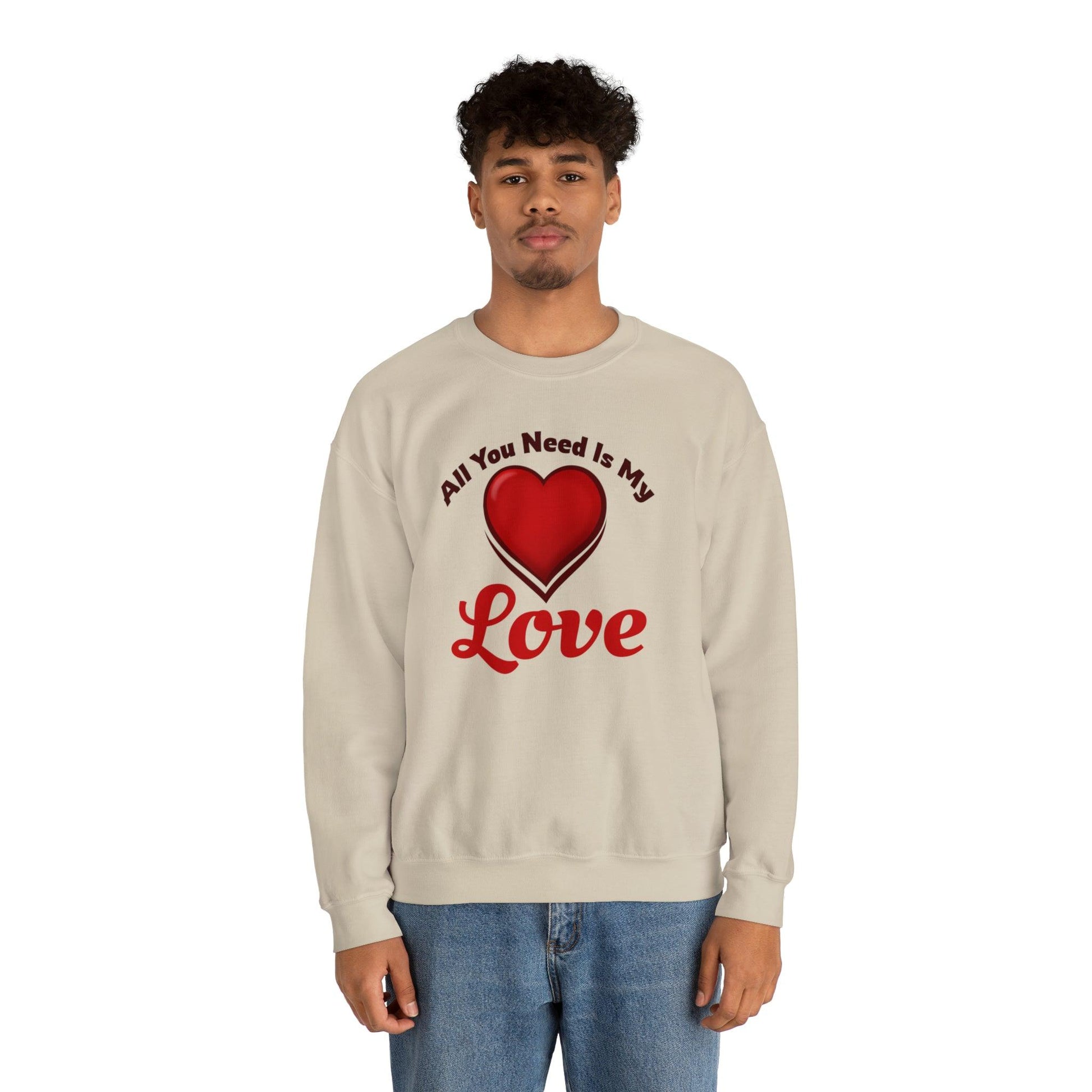 All you need is My Love Tee Hooded Sweatshirt - Giftsmojo