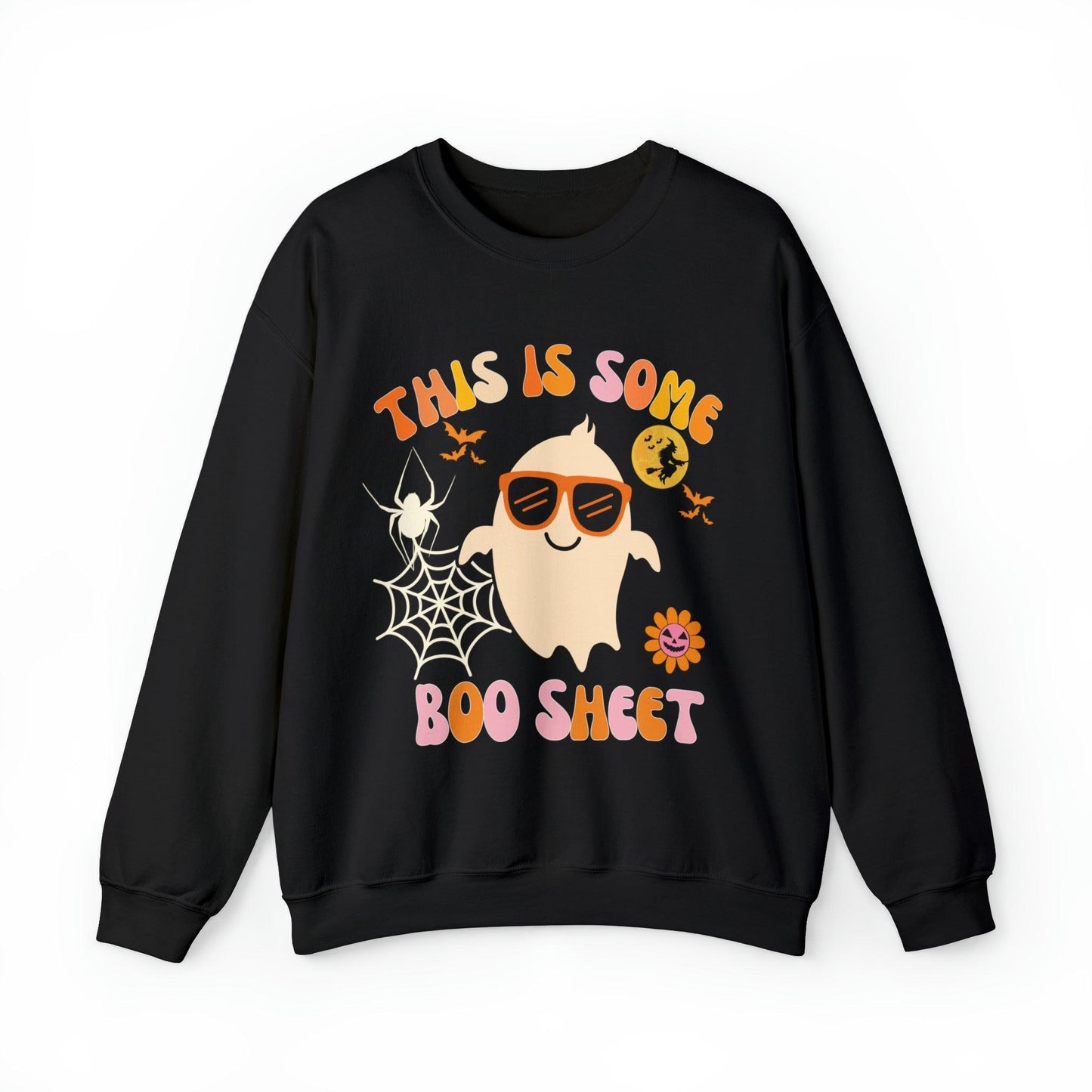 This Is Some Boo Sheet Ghost Sweatshirt Cute Ghost Sweatshirt Boo Ghost Sweatshirt Gift Shirt Funny Halloween Shirt Spooky Season Shirt - Giftsmojo