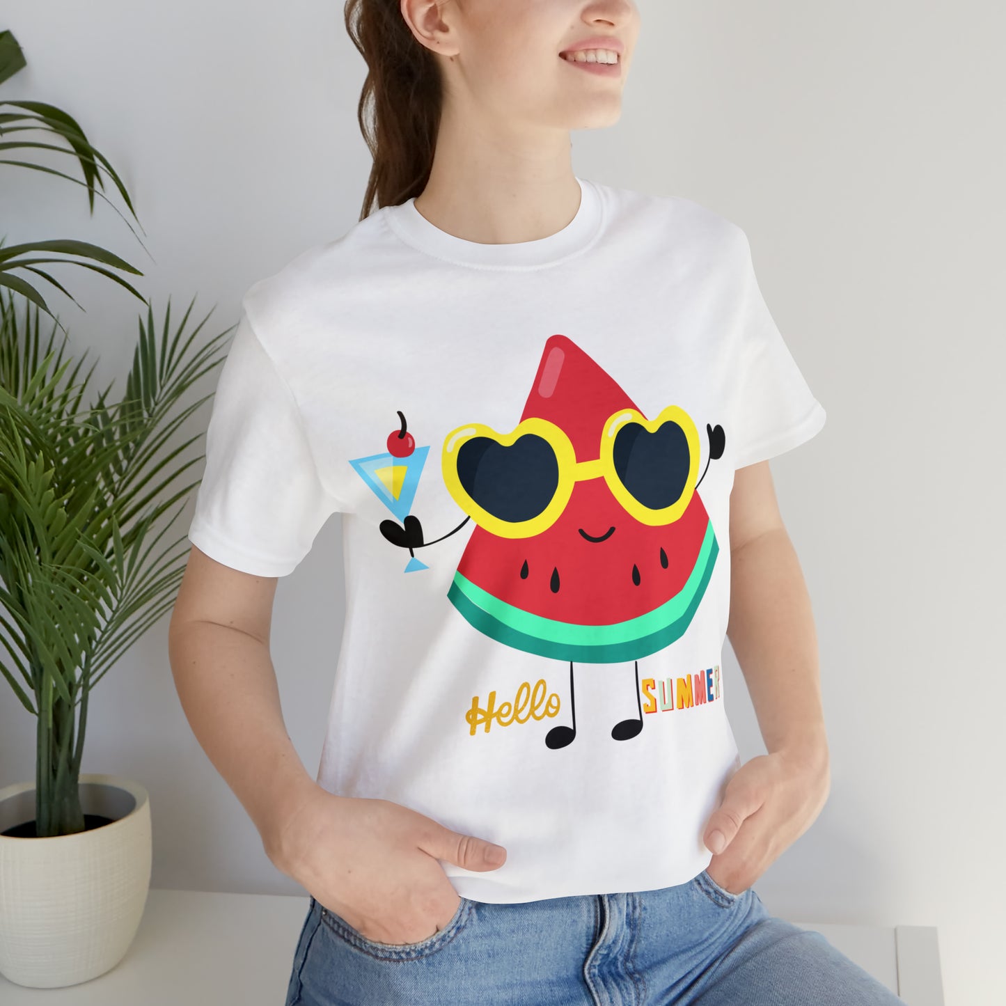 Funny Hello Summer Shirt, Water Mellon shirt, Summer shirts for women and men