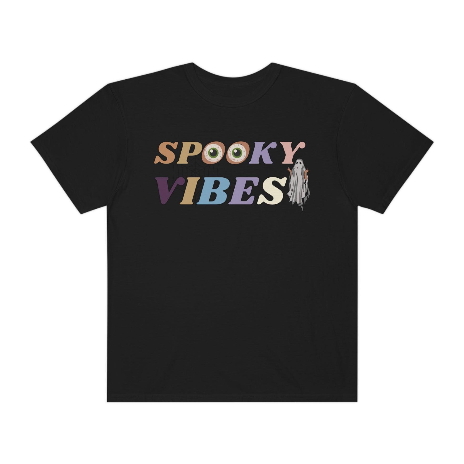 Cute Fall Shirt - Retro Halloween Tshirt, Spooky Vibes Shirt, Vintage Shirt Halloween Shirt - Giftsmojo