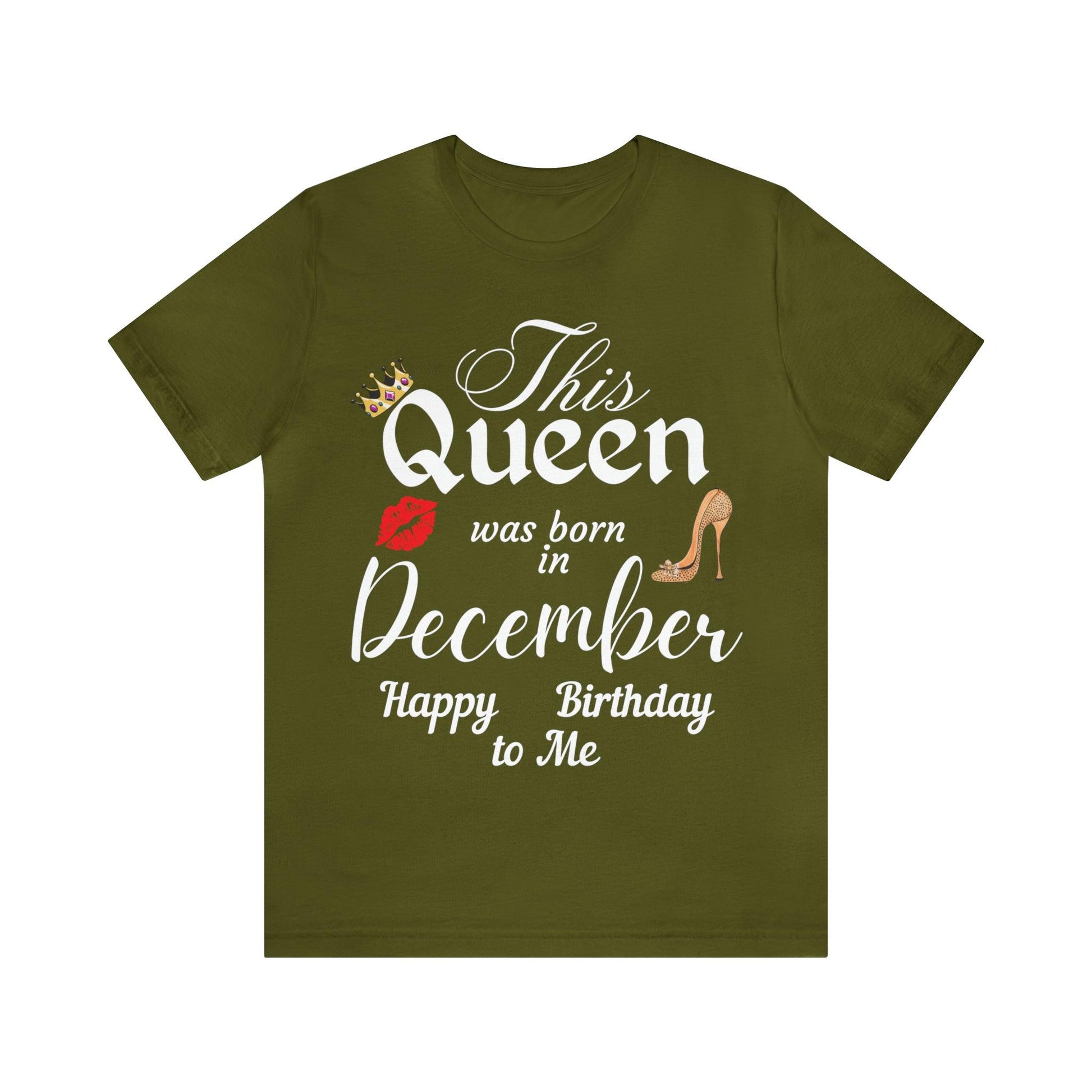 Birthday Queen Shirt, Gift for Birthday, This Queen was born in December Shirt, Funny Queen Shirt, Funny Birthday Shirt, Birthday Gift - Giftsmojo