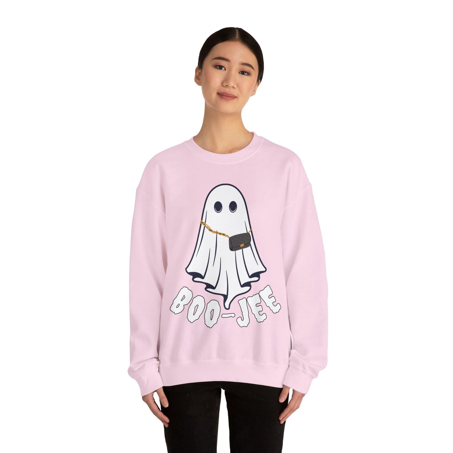 Boo-Jee Sweatshirt, Boo Halloween Sweatshirt, Spooky Ghost Sweatshirt, Boo Jee Shirt, Halloween Ghost Sweatshirt, Halloween Boo Shirt - Giftsmojo