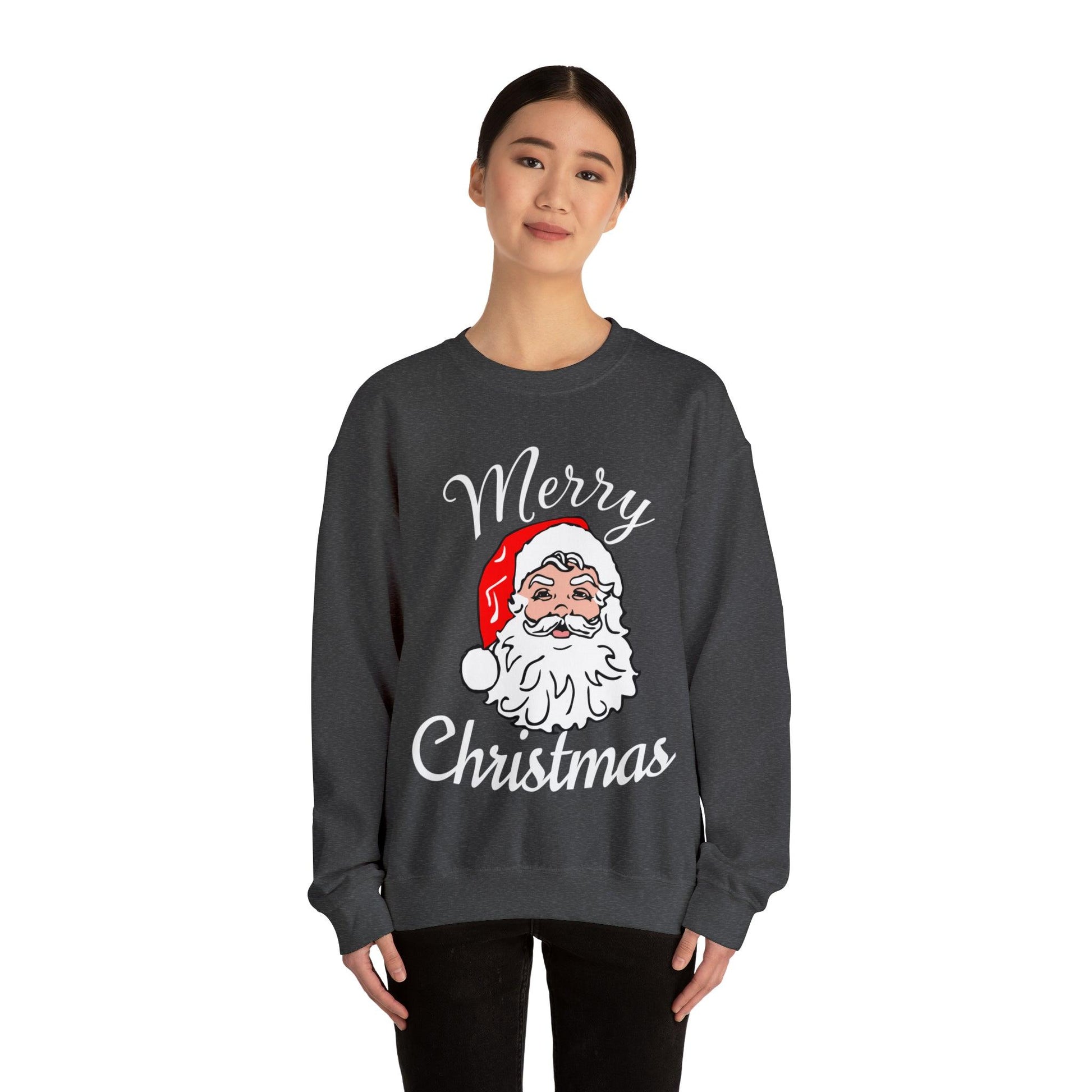 Santa, Merry Christmas Sweatshirt Santa Sweatshirt Christmas Shirt Christmas Gift for Him or Her - Giftsmojo