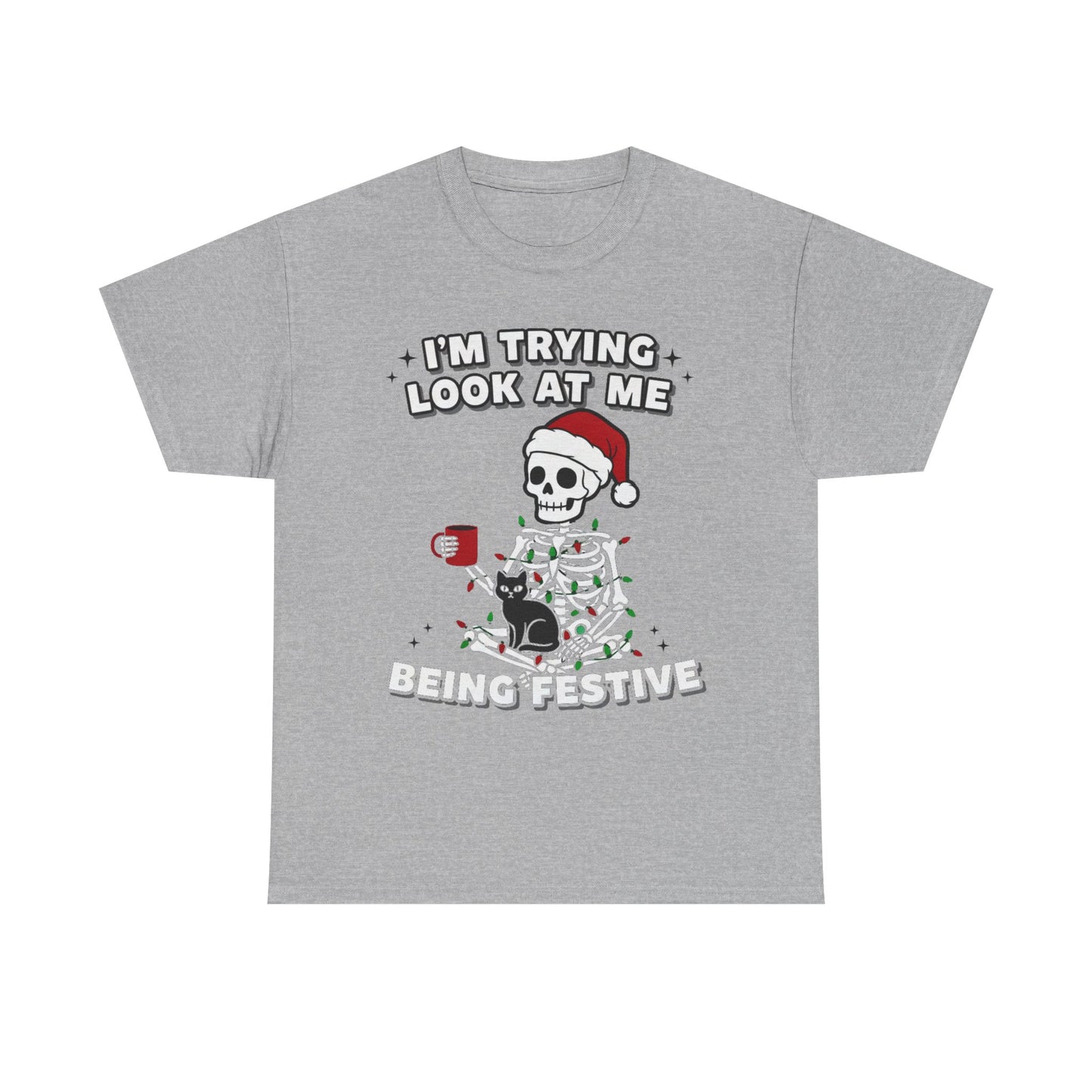 Christmas Skeleton Unisex Tee