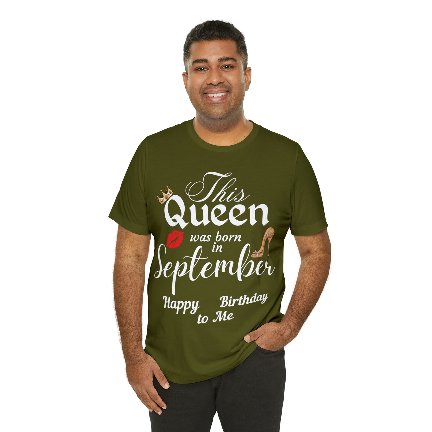 Birthday Queen Shirt, Gift for Birthday, This Queen was born in September Shirt, Funny Queen Shirt, Funny Birthday Shirt, Birthday Gift