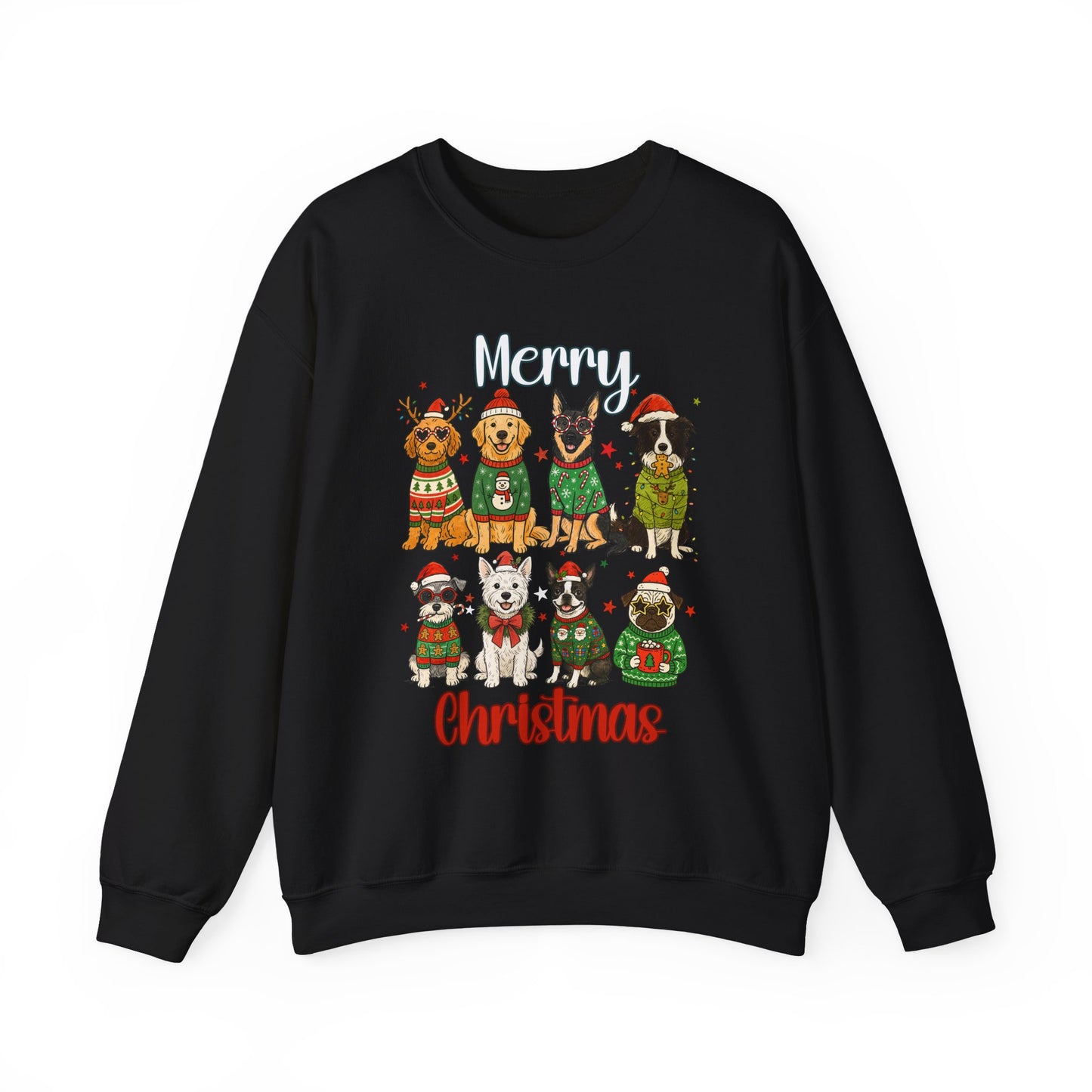 Dog Christmas Sweatshirt Unisex Fleece Graphic – GiftsMojo