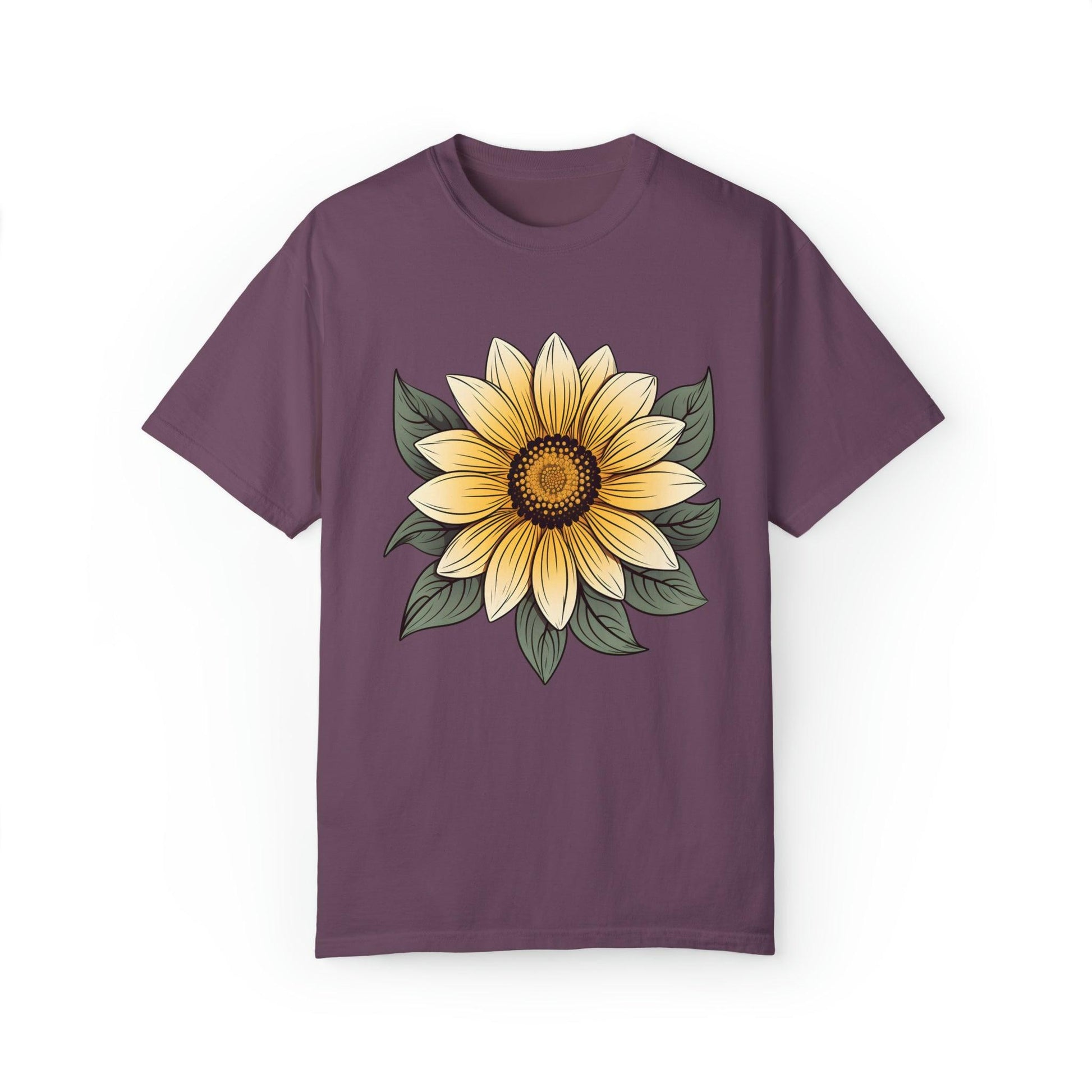 Sunflower Shirt Flower Shirt Aesthetic, Floral Graphic Tee Floral Shirt Flower T-shirt, Wild Flower Shirt Gift For Her Wildflower T-shirt - Giftsmojo