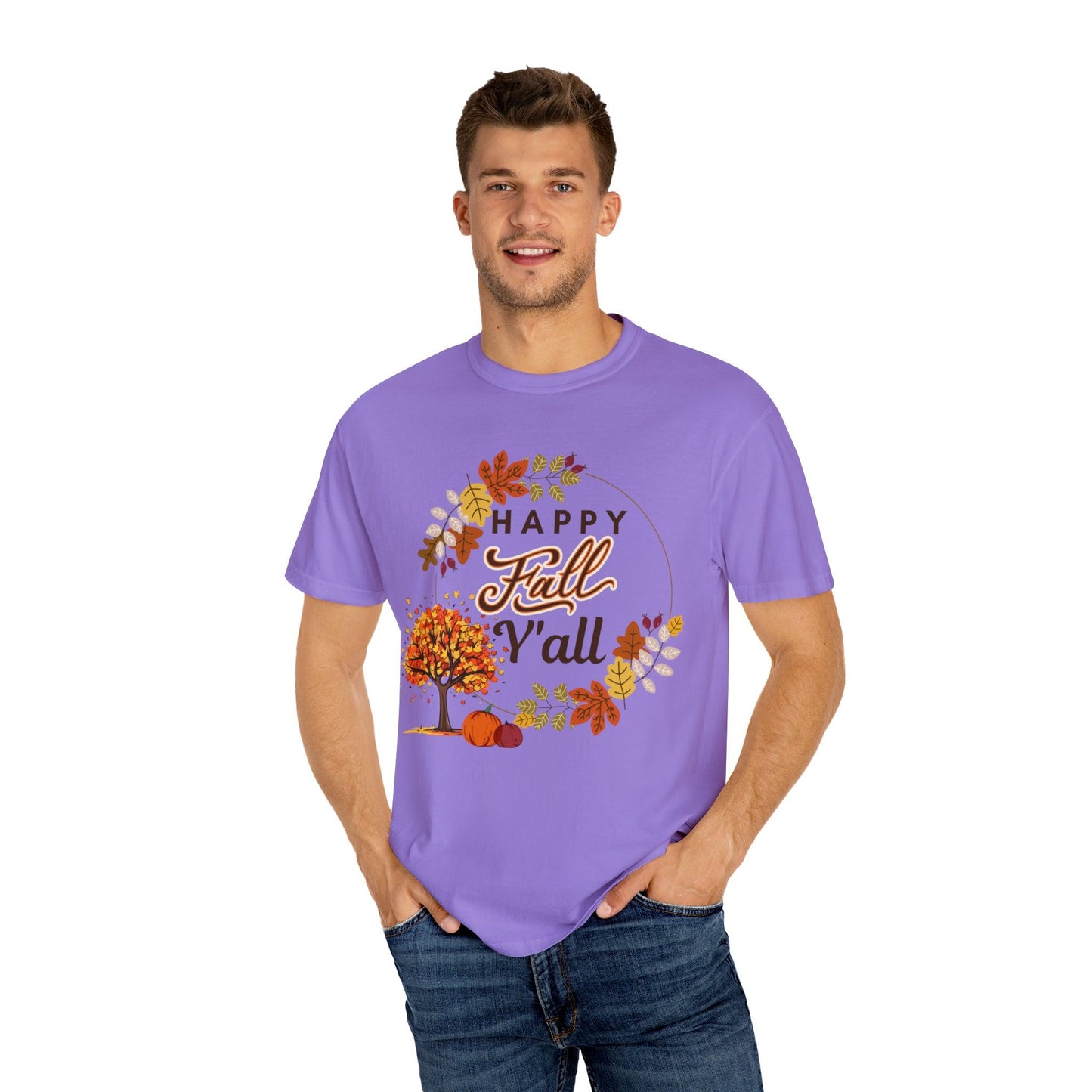 Happy Fall Y'all Gift for Fall, Funny Fall Shirts Gift, Autumn Tee, Fall TShirt - Giftsmojo