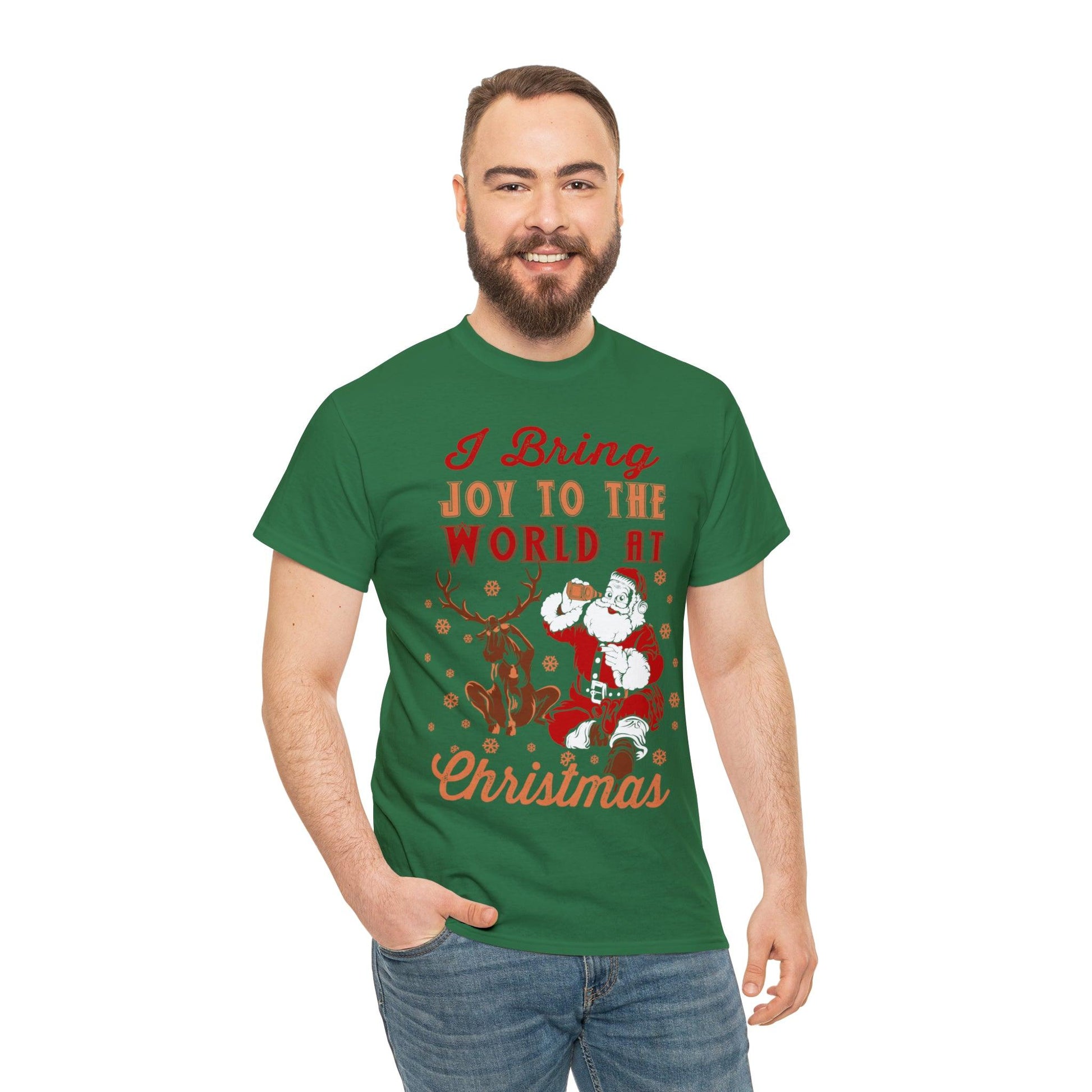 I bring Joy to the World at Christmas Shirt, Christmas Tee Christmas outfit, Christmas gifts - Giftsmojo