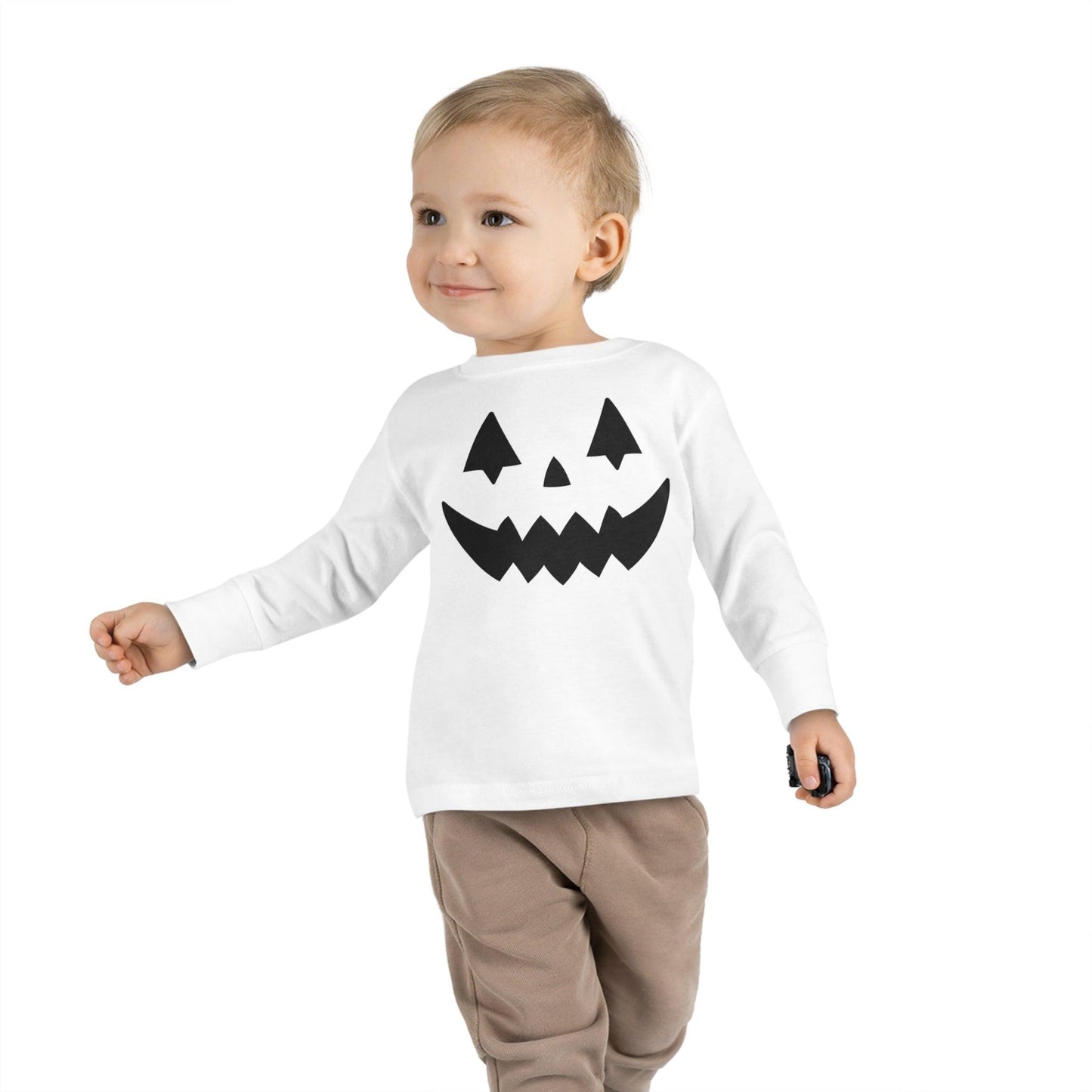 Kids scary Faces Halloween Pumpkin Face Shirt Kids Jack O Lantern Shirt Kids Halloween Shirt Kids Long Sleeve Trick or Treat Outfit for Halloween - Giftsmojo