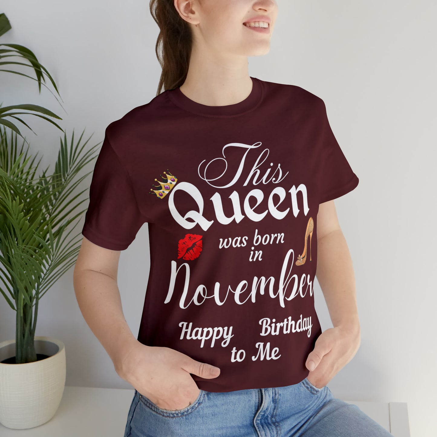 Birthday Queen Shirt, Gift for Birthday, This Queen was born in November Shirt, Funny Queen Shirt, Funny Birthday Shirt, Birthday Gift