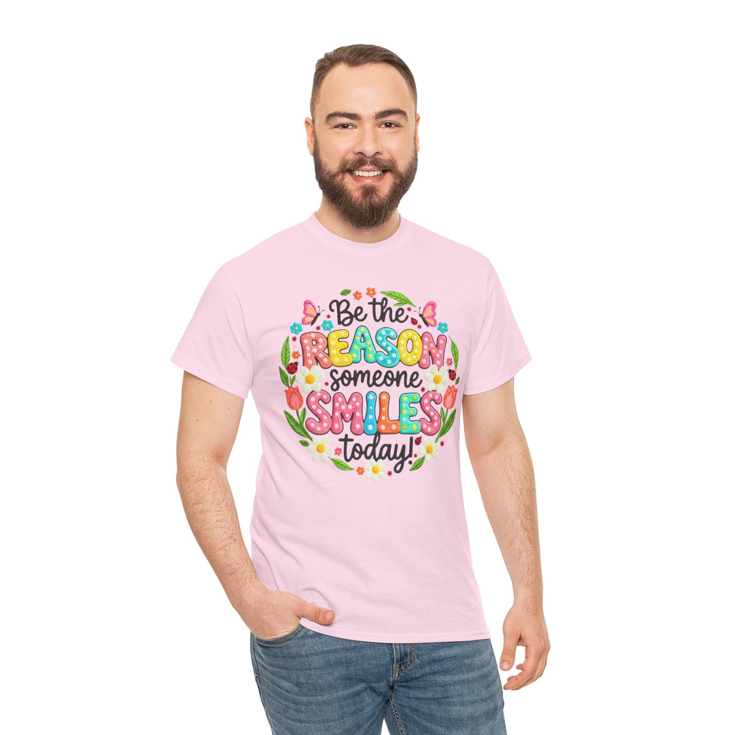 Be the Reason Someone Smiles Today Shirt | Kindness Tee - Giftsmojo
