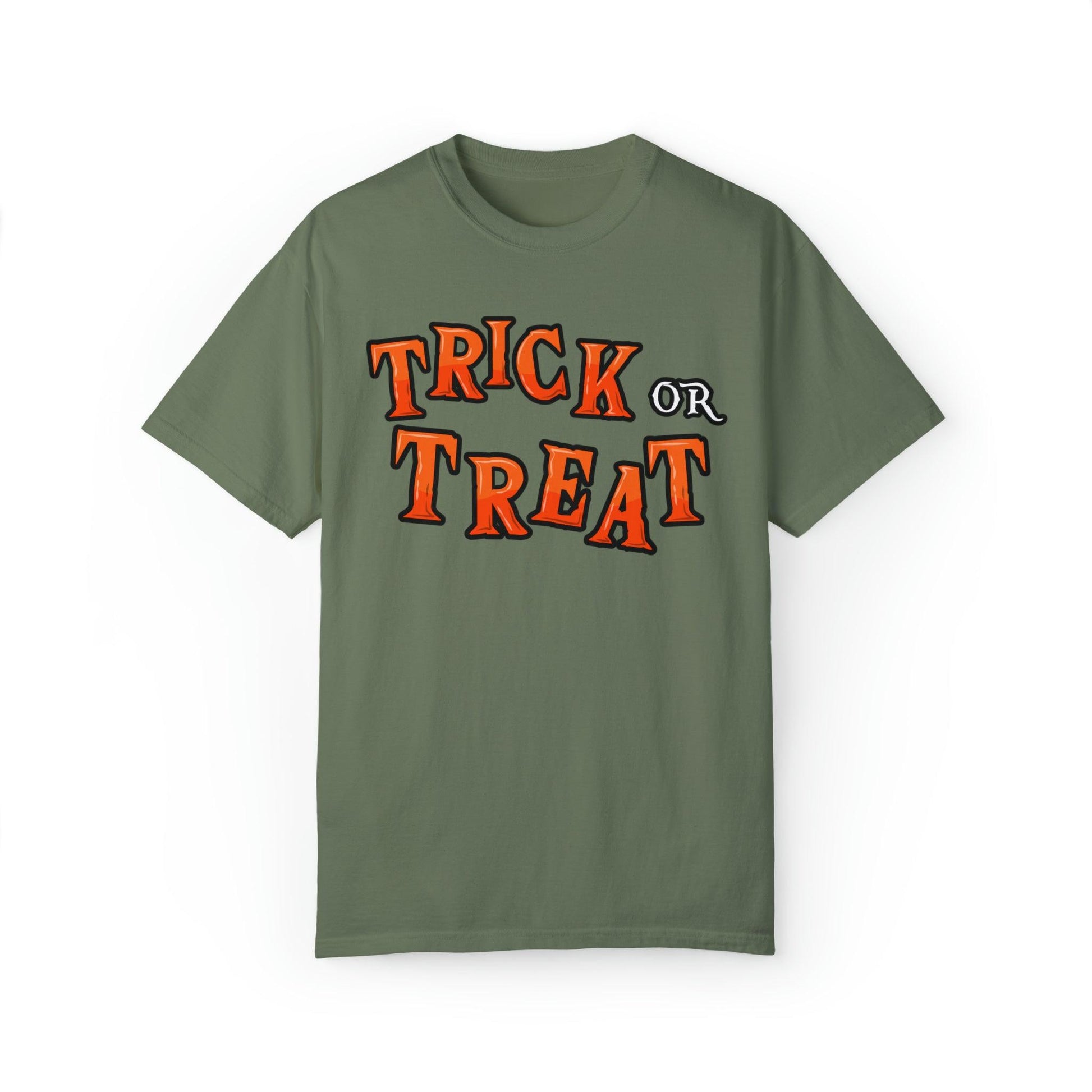 Halloween Party Outfit Trick or Treat Shirt Vintage Shirt Halloween Costume Cute Spooky Shirt, Halloween Gift Halloween T-shirt Trick or Treat Outfit - Giftsmojo