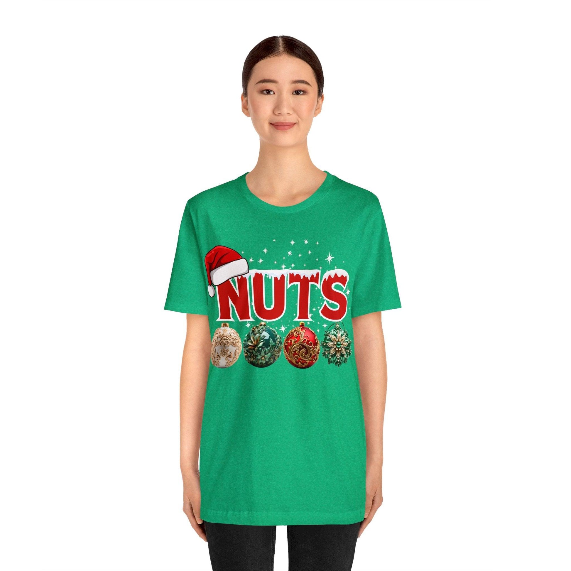 Funny Christmas Matching Shirt Chest Nuts Couples Matching Shirts Holiday Shirt Cute Christmas Shirt Couple Sweater, Family Tee - Giftsmojo