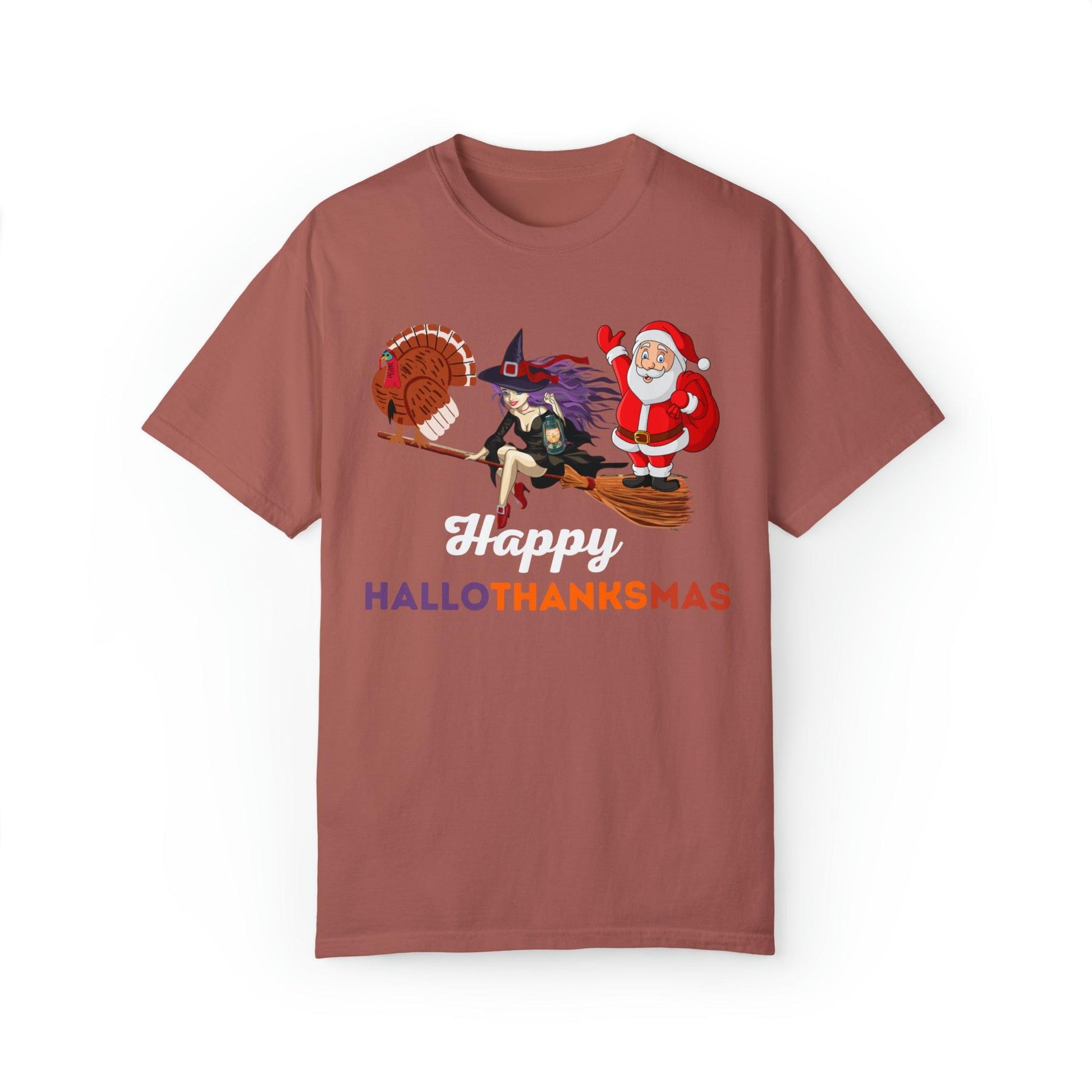 Happy HALLOTHANKSMAS Gift for Fall Halloween Thanksgiving Christmas Gift - Giftsmojo