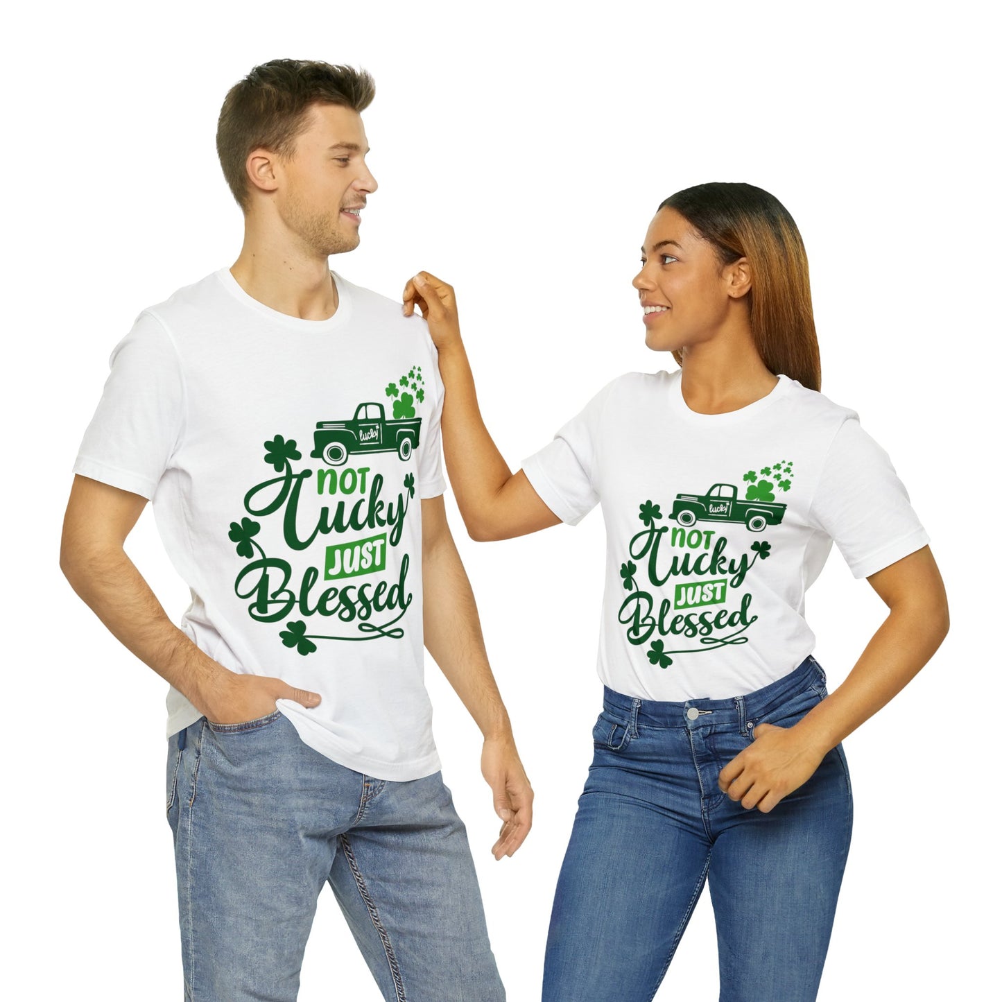 Not Lucky Just Blessed St Patrick's Day shirt Feeling Lucky Shirt Clover Shirt