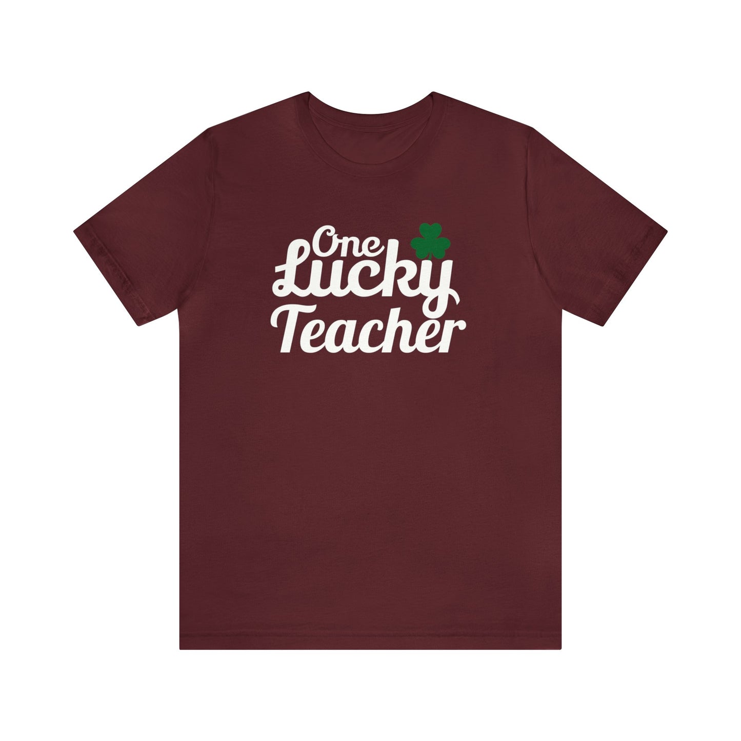 St Patrick's Day Gift for Teacher Shirts One Lucky Teacher Shirt