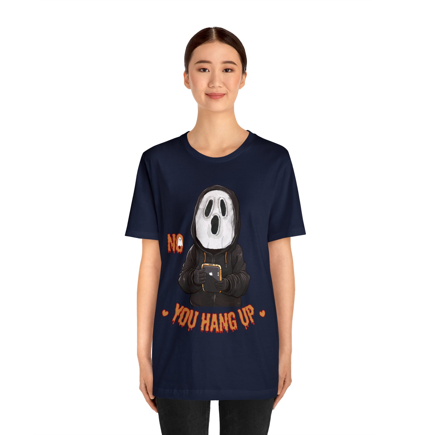 Elevate Your Halloween Style with the Playful 'No You Hang Up' Shirt Spooky shirt