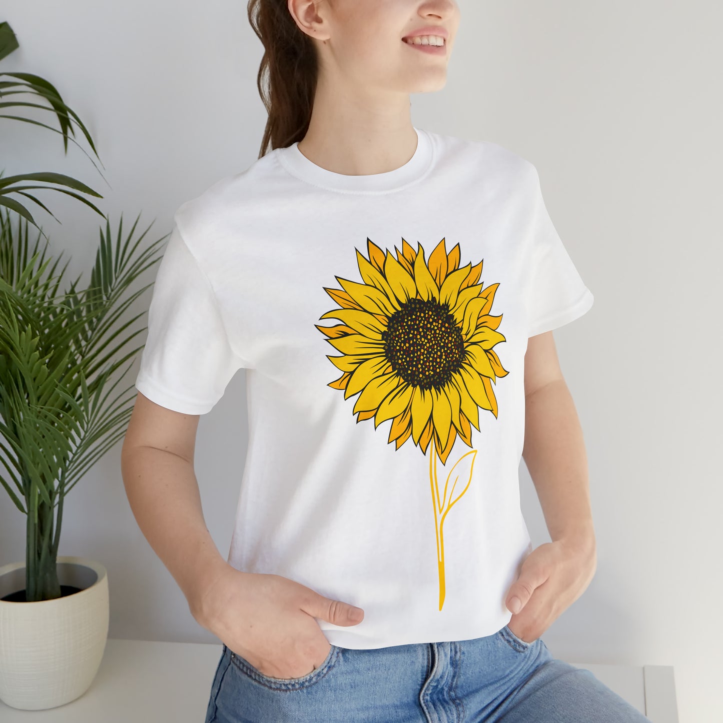 Sunflower Shirt, Floral Tee Shirt, Flower Shirt, Garden Shirt, Womens Fall Summer Shirt Sunshine Tee, Gift for Gardener, Nature love T shirt