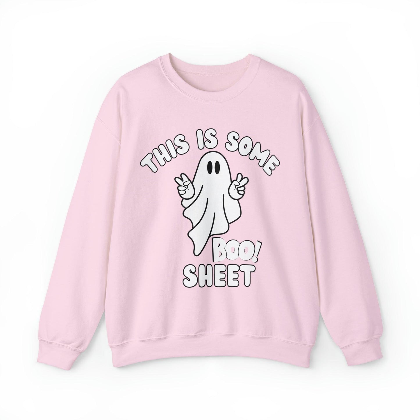 This Is Some Boo Sheet Ghost Sweatshirt Cute Ghost Sweatshirt Boo Ghost Sweatshirt Gift Shirt Funny Halloween Shirt Spooky Season Shirt - Giftsmojo