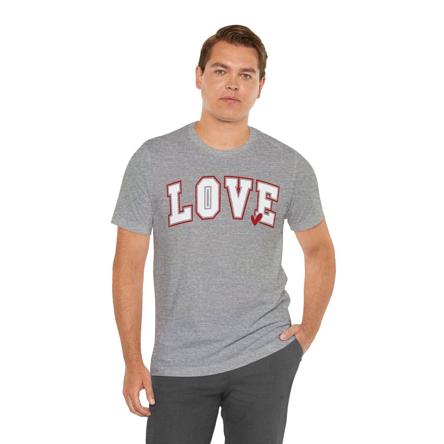 Cute Love Tee - Unisex Jersey Short Sleeve Tee